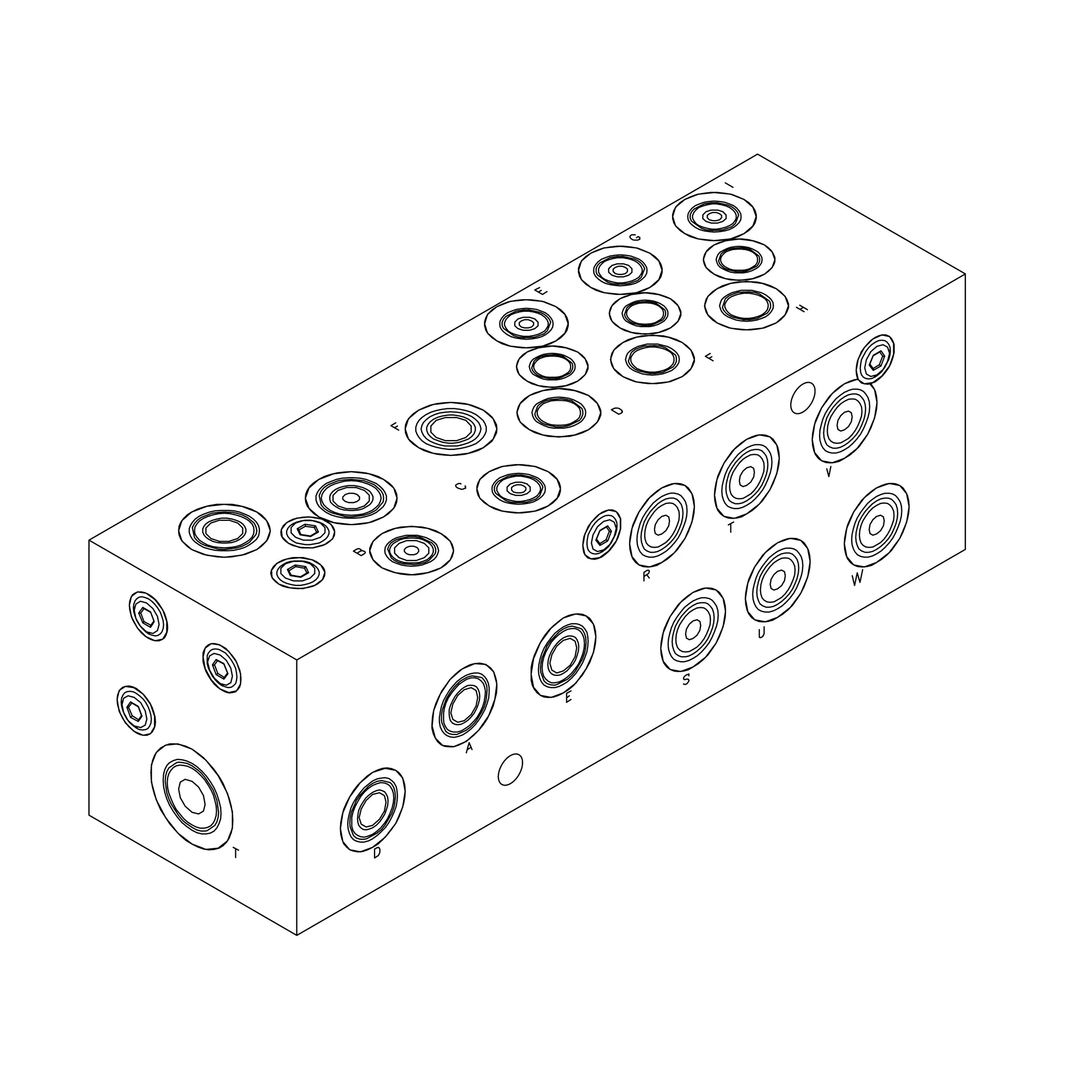 John Deere Valve Stack Block - AH219057