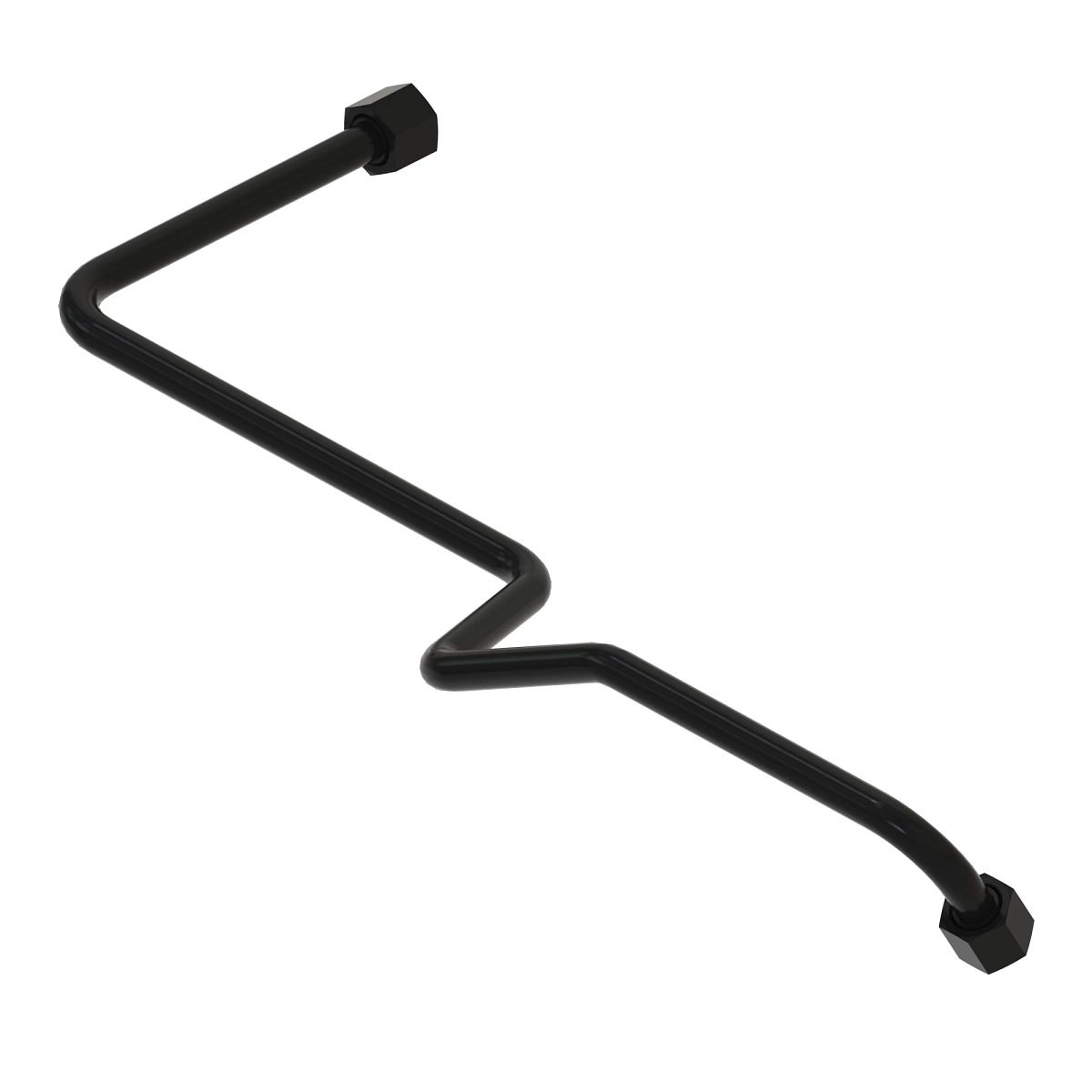 John Deere Rear Rotary Deck to Mow Valve Port B Oil Line - TCA18407