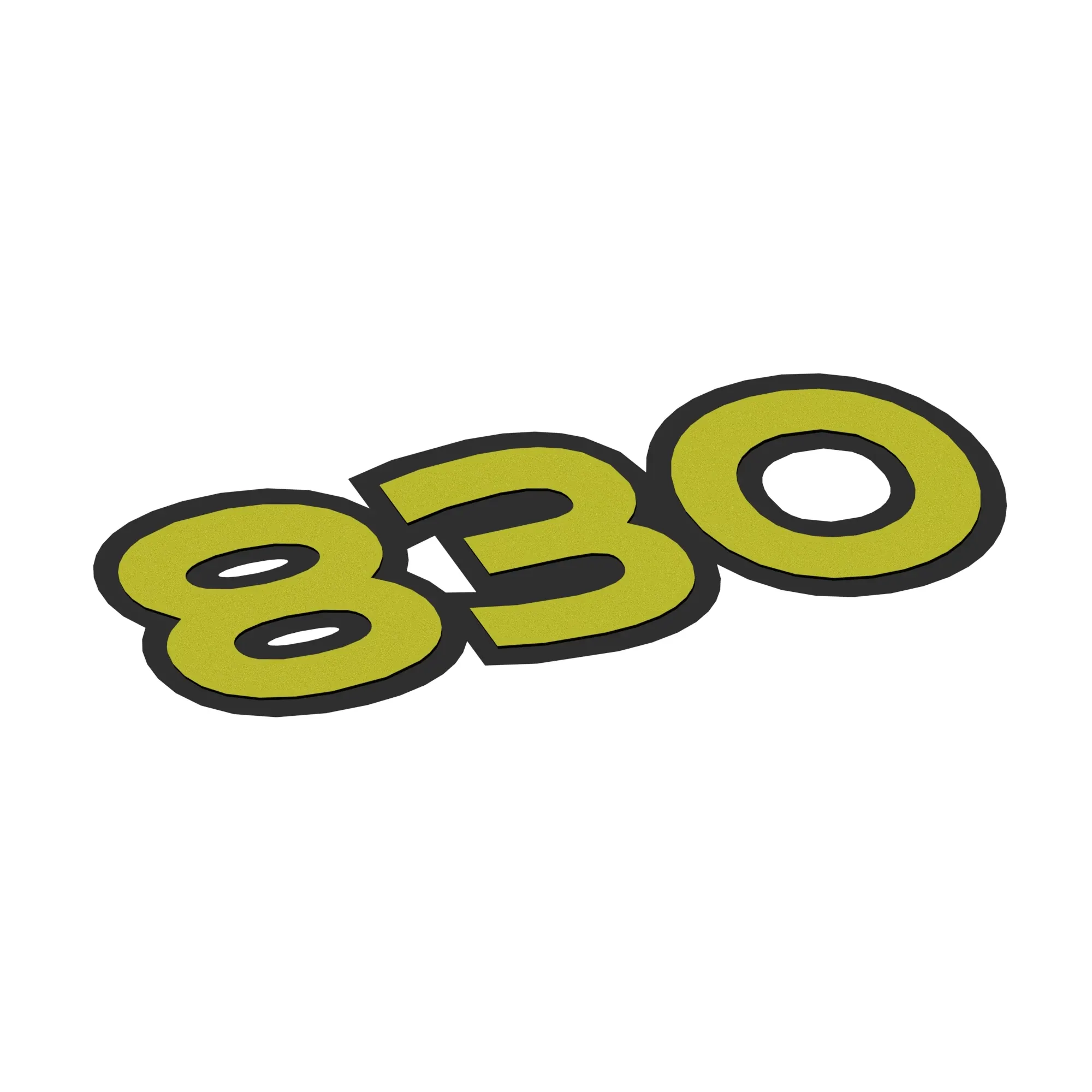John Deere 830HP Label, Right Side - TR138290