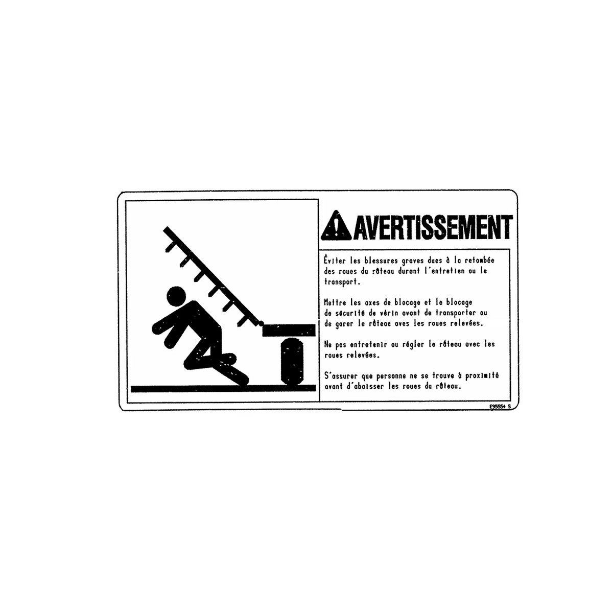 Label (Warning -French)