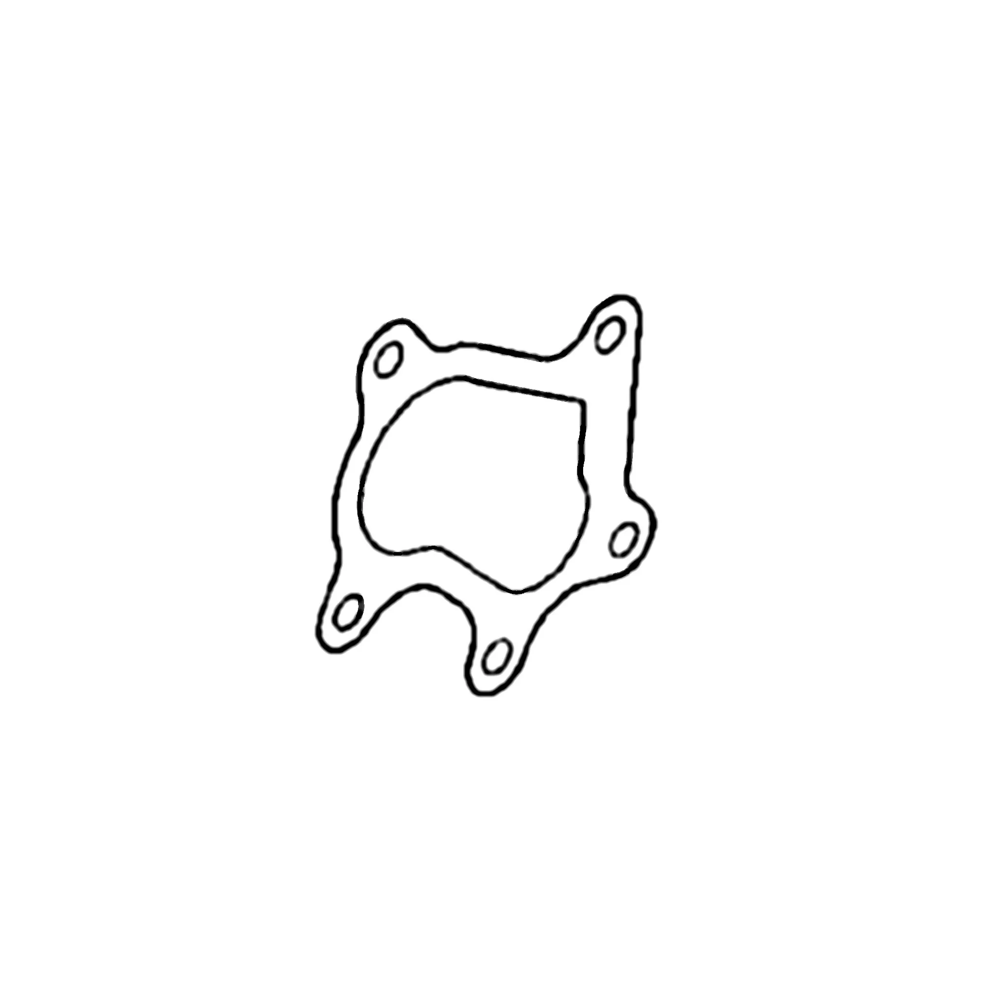 John Deere Engine Exhaust Pipe Gasket - M811502