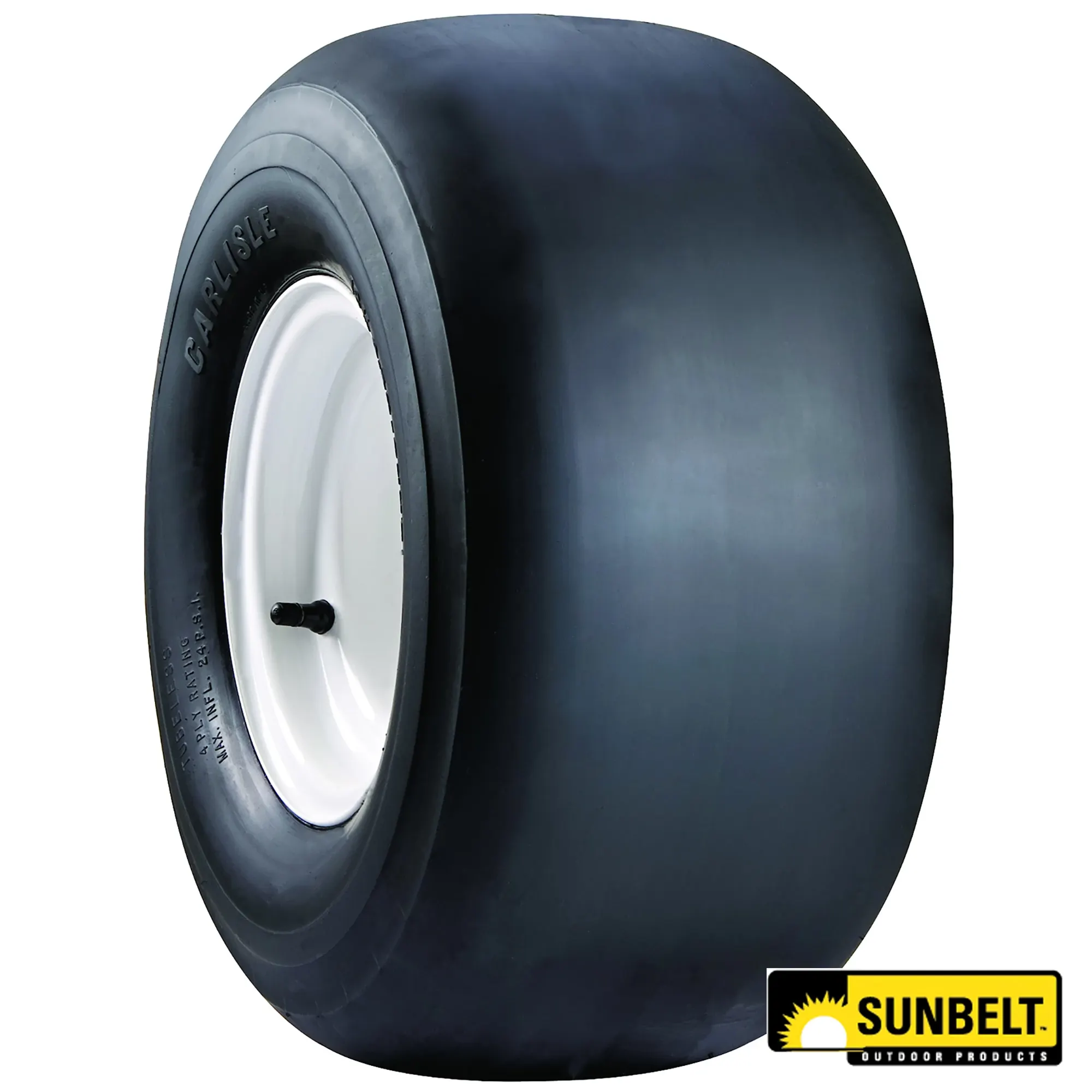 Sunbelt Smooth Tire, 8 X 3 X 4, 4 Ply - A-B1SB8194