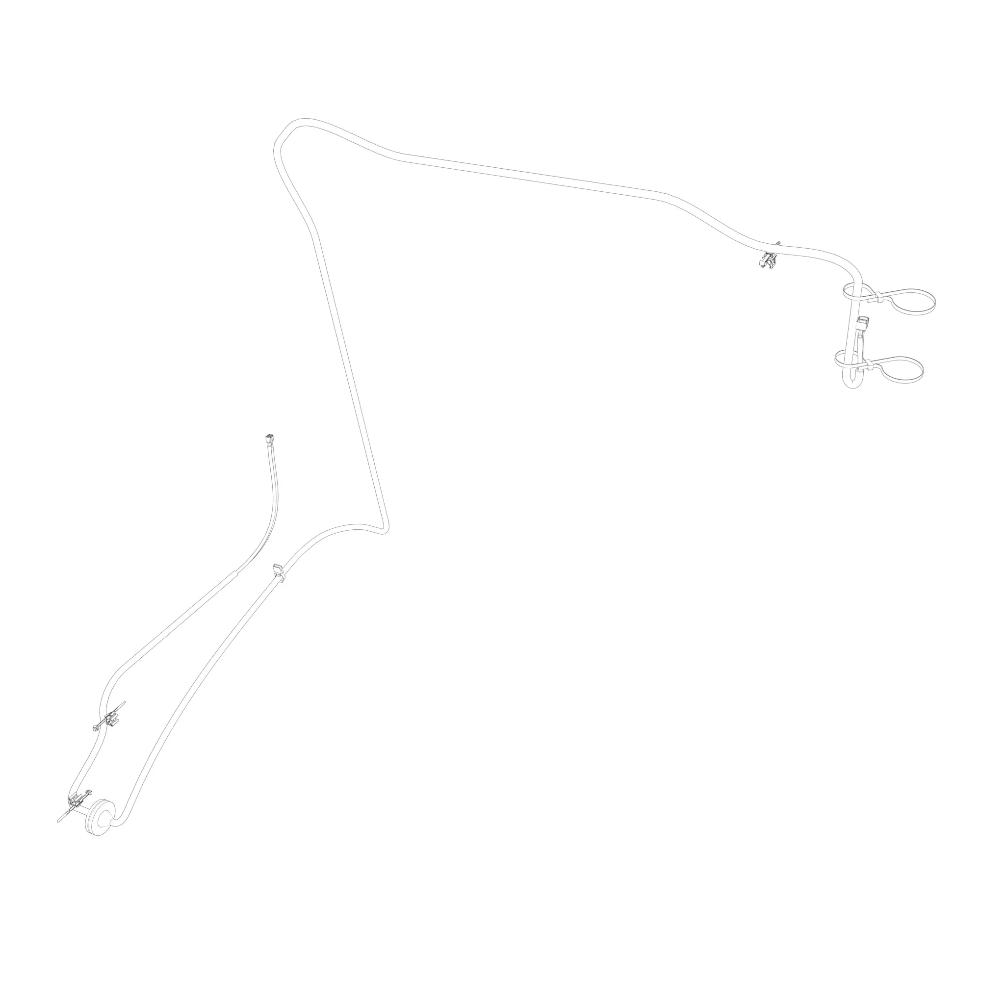 John Deere Beacon Light Jumper Wiring Harness - AXE55970