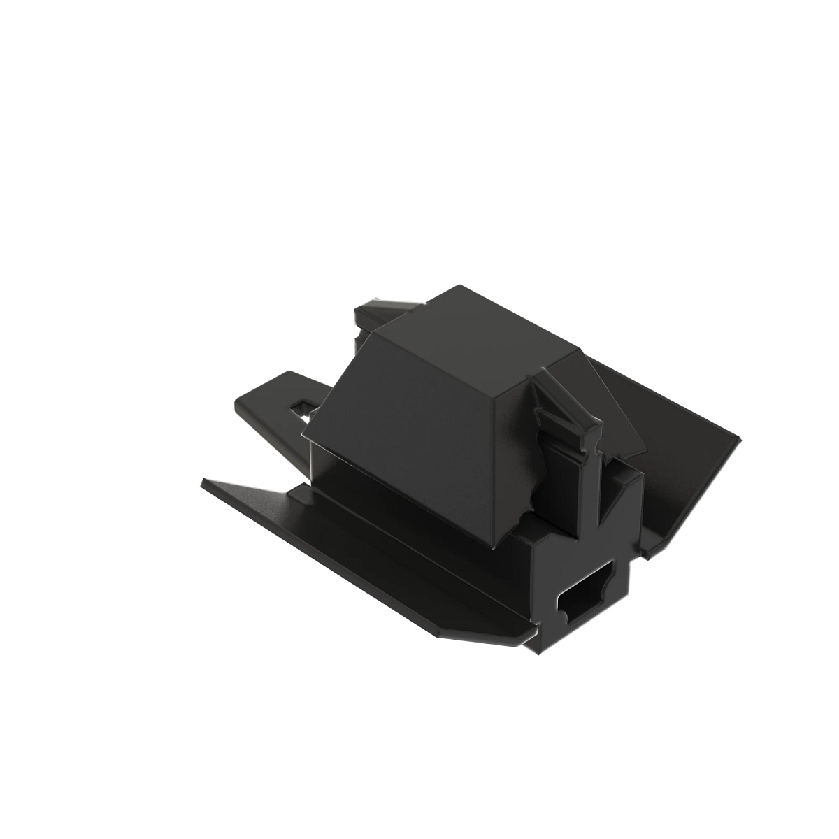 Accy Delphi Clip Rosebud Blk Plstc