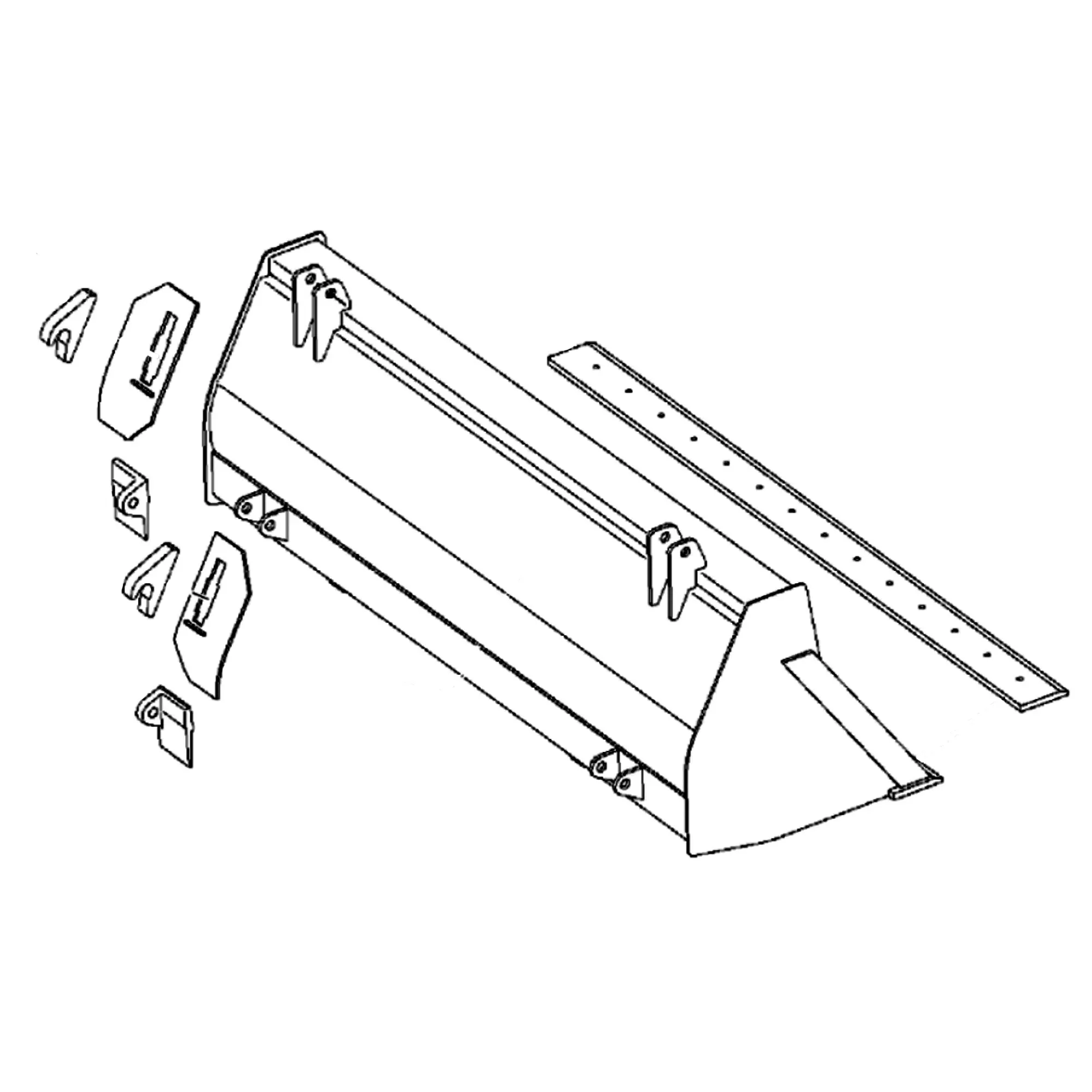 John Deere Loader Bucket Kit - BW15733