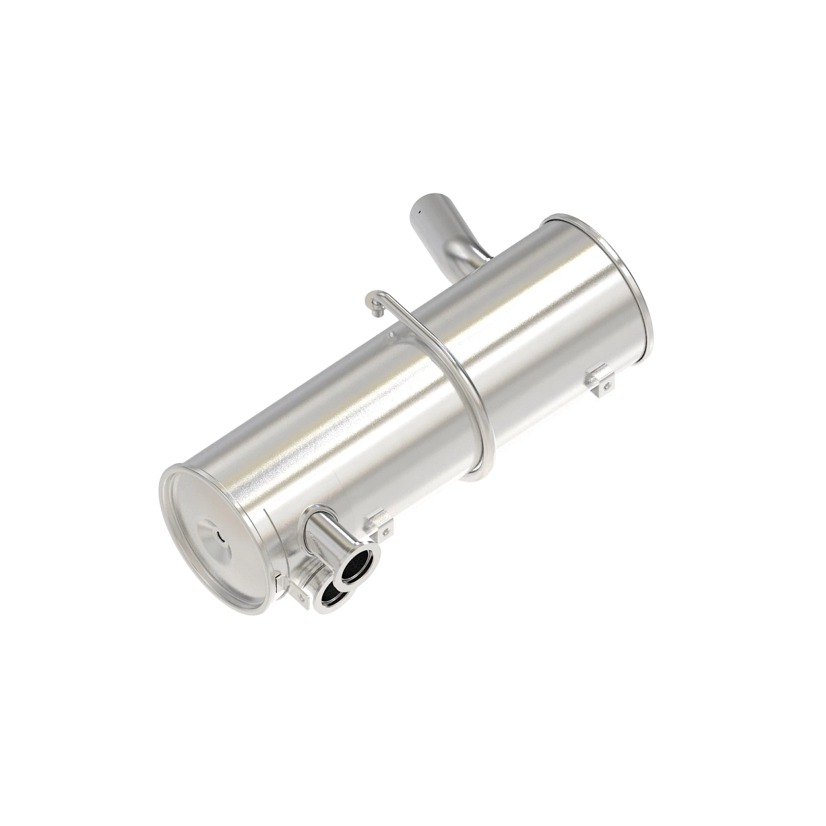 John Deere Aspirated Round Shaped Muffler - AM144533