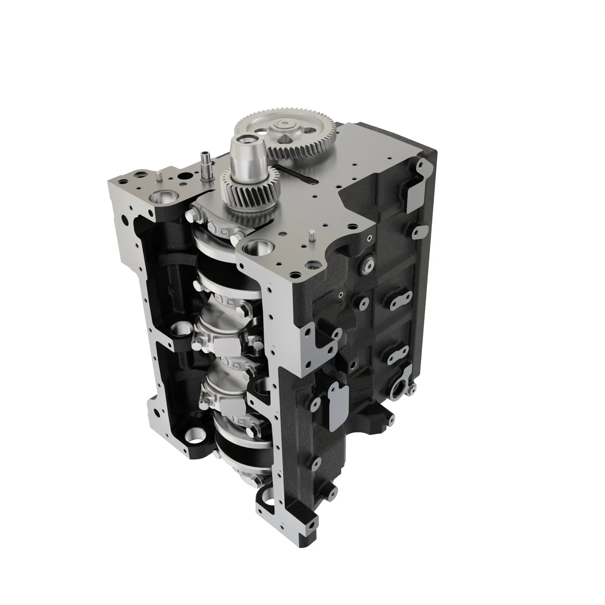 SHORT BLOCK ASSEMBLY, 4045 MARINE W