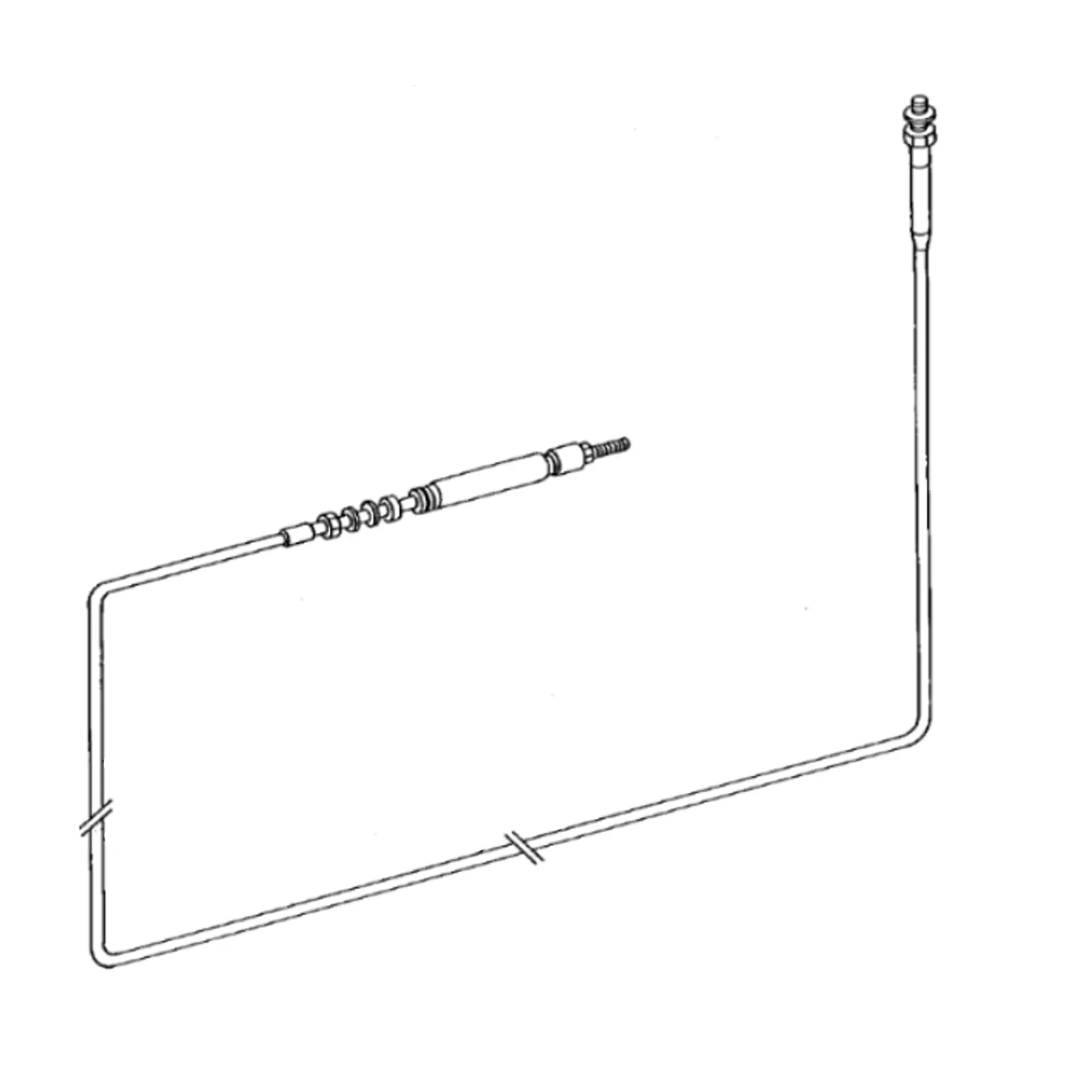 John Deere Engine Fuel Shut-Off Push Pull Cable - AT106300