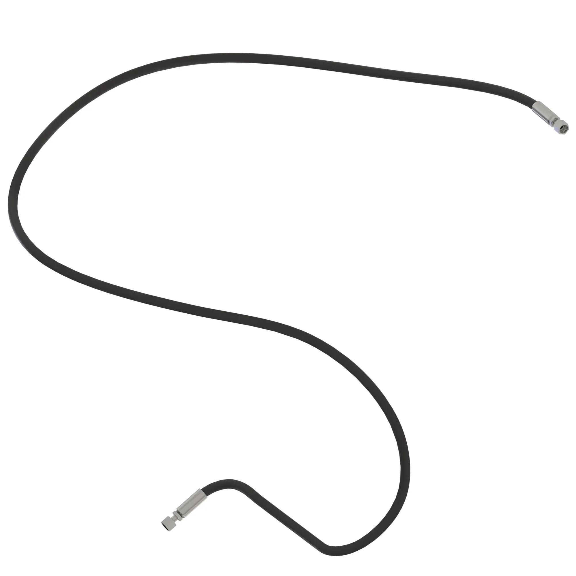 John Deere Brake Valve to Articulation Joint Bulkhead Hydraulic Hose - AT180611