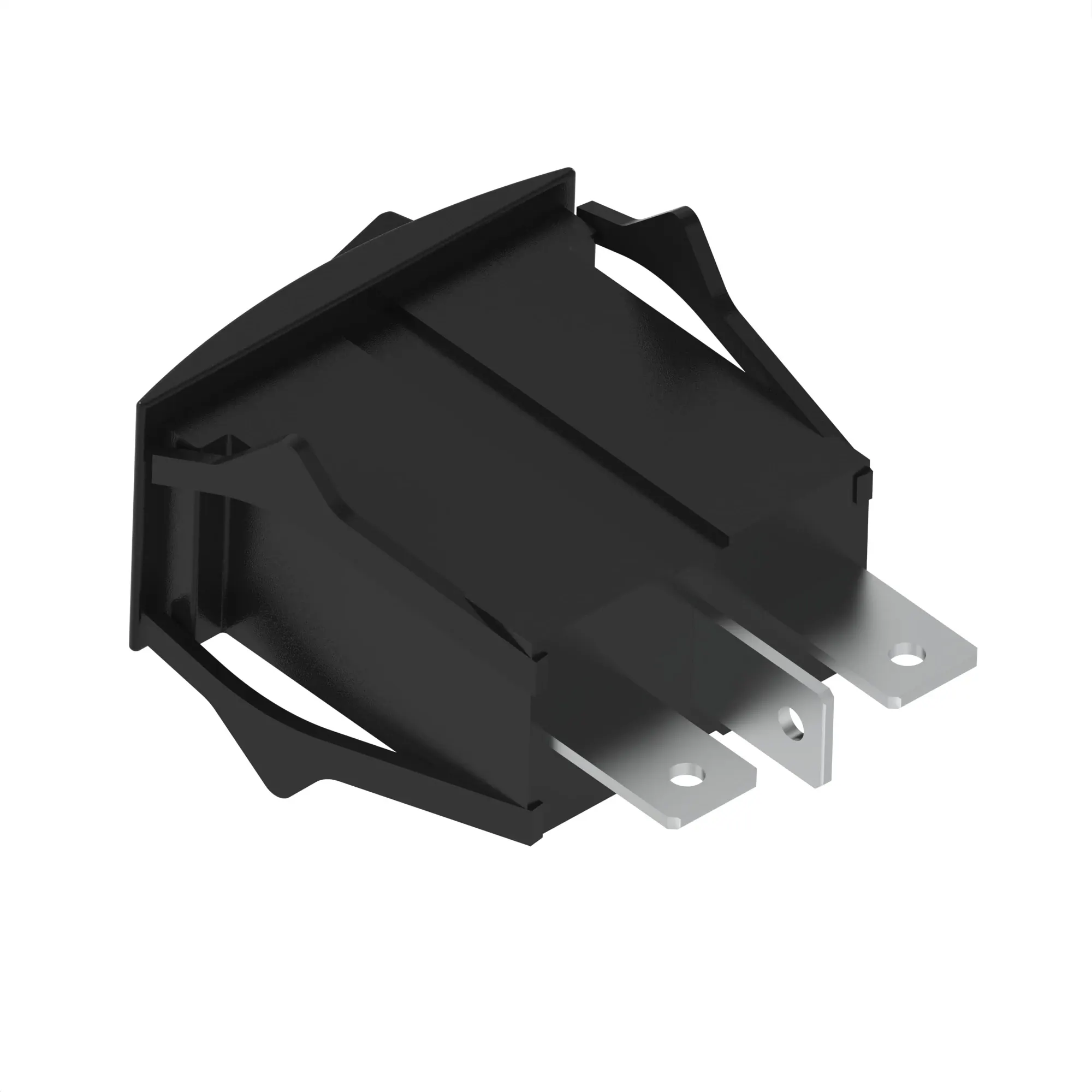 SWITCH, (SPDT, 3 POS, GREEN LED)