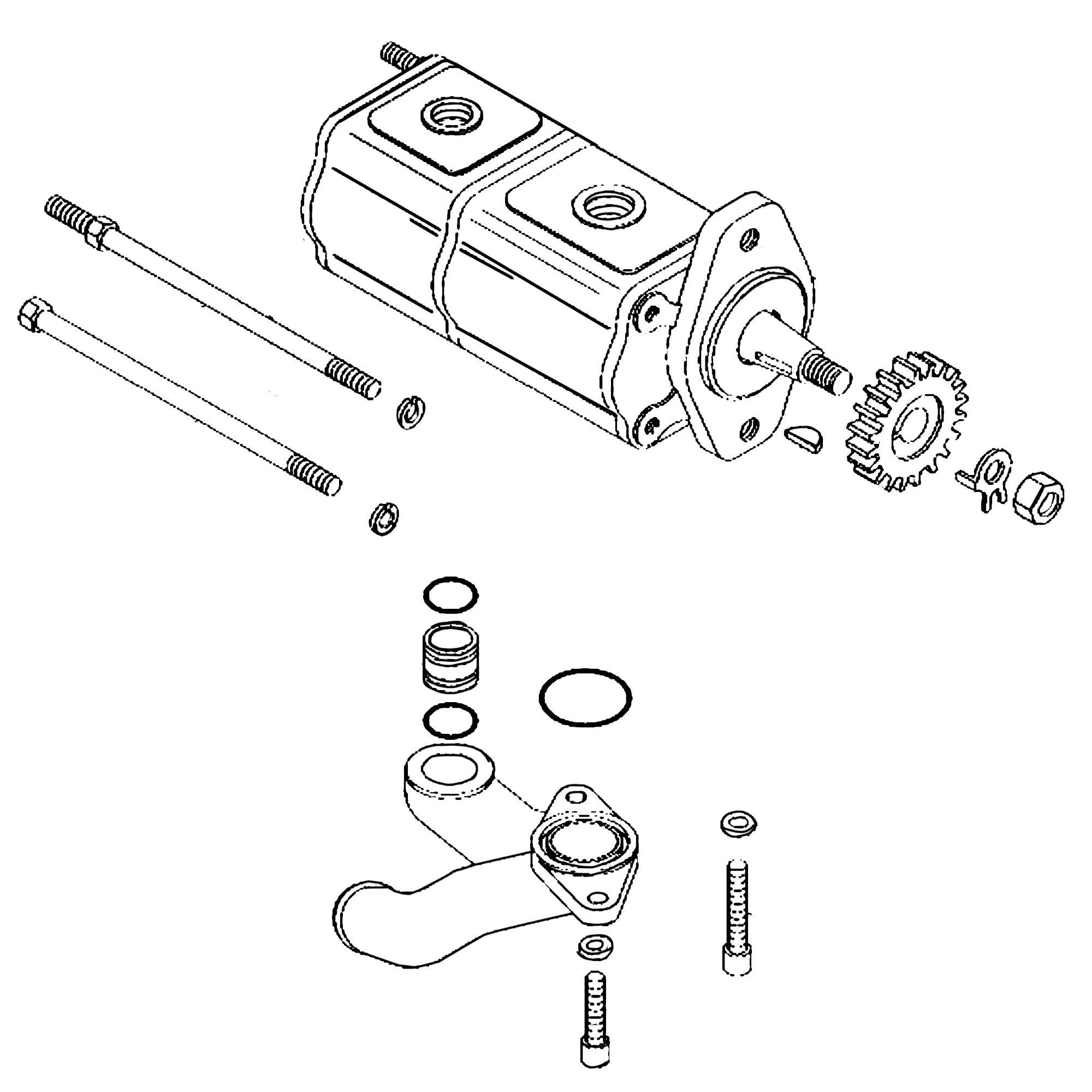 John Deere Hydraulic Pump - RE40444