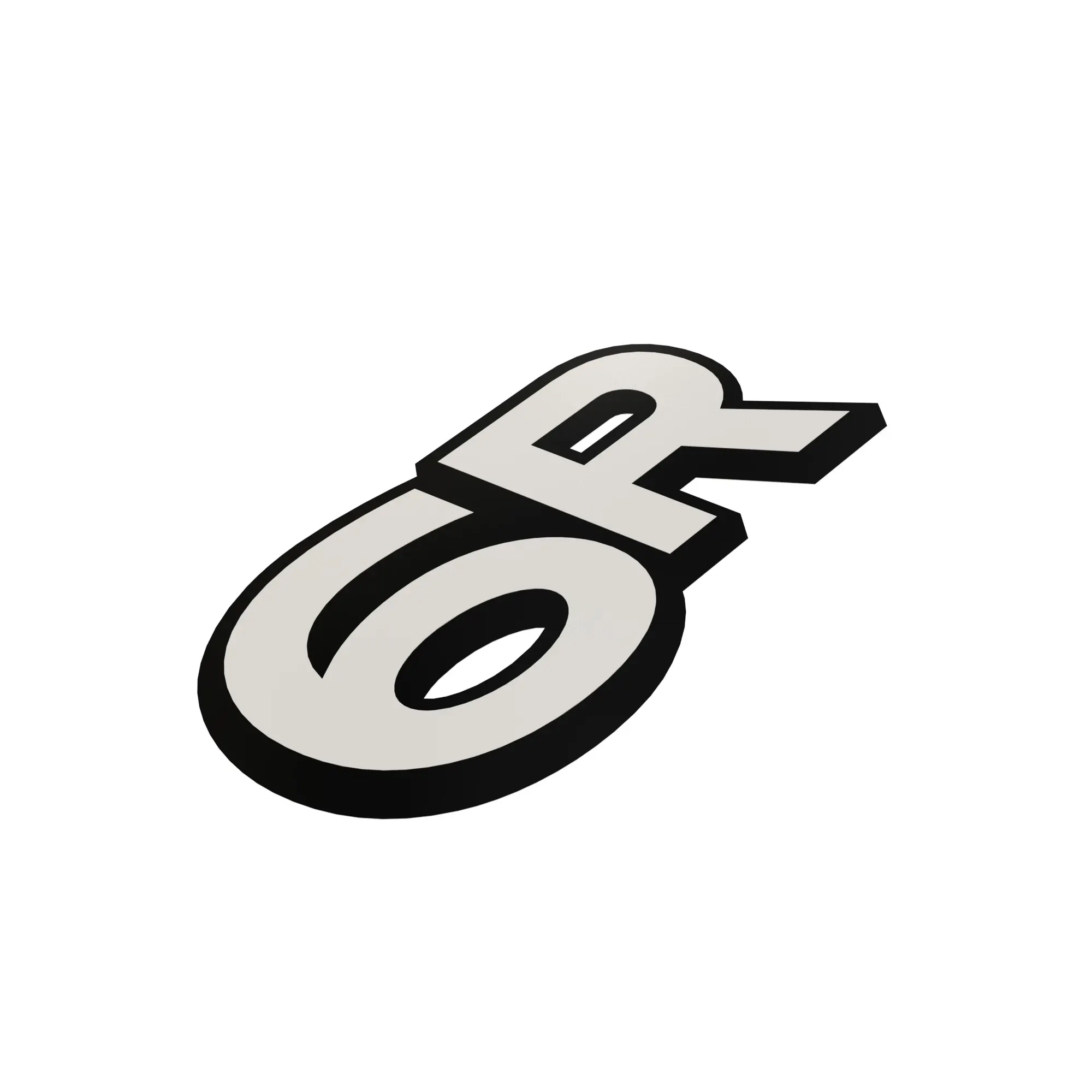 Label, Decal 6R RH Silver