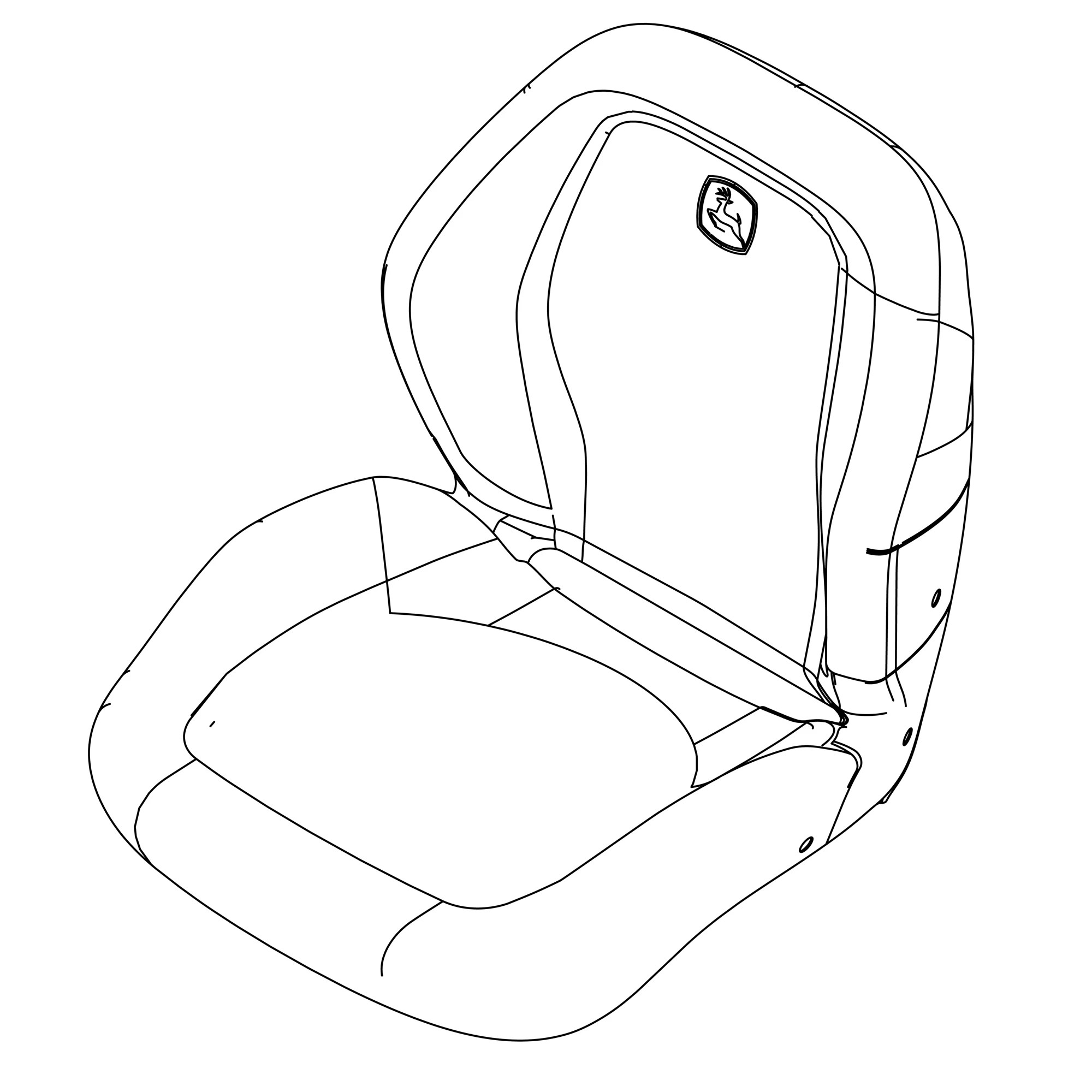 John Deere Seat Cover - AUC18015