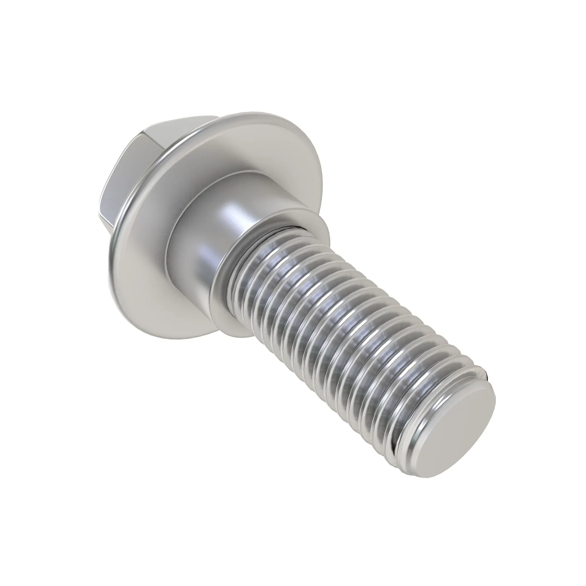 John Deere Hexagonal Head Flanged Screw, M6 X 18 - LVU24147