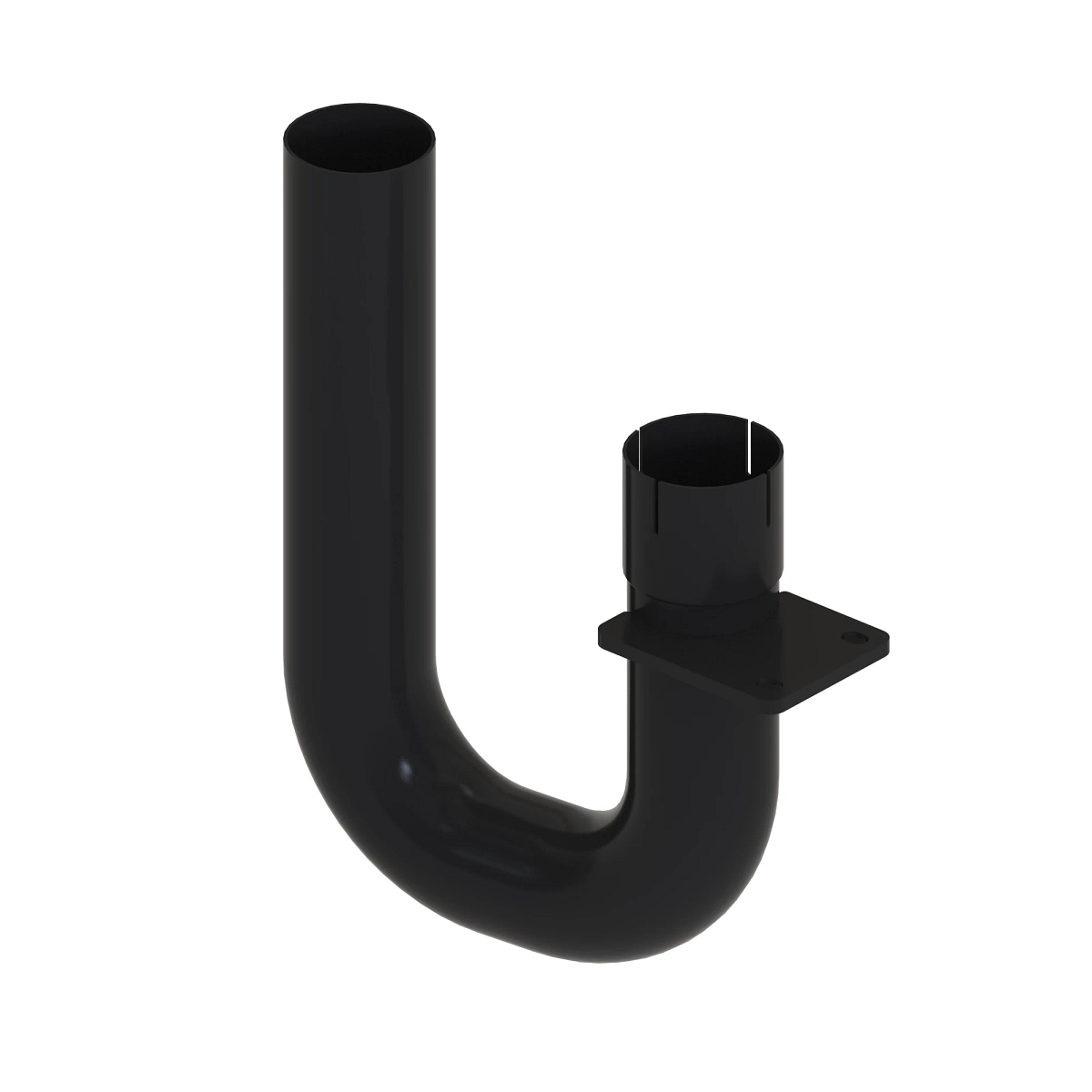 Exhaust Pipe, W/O Heat Shield