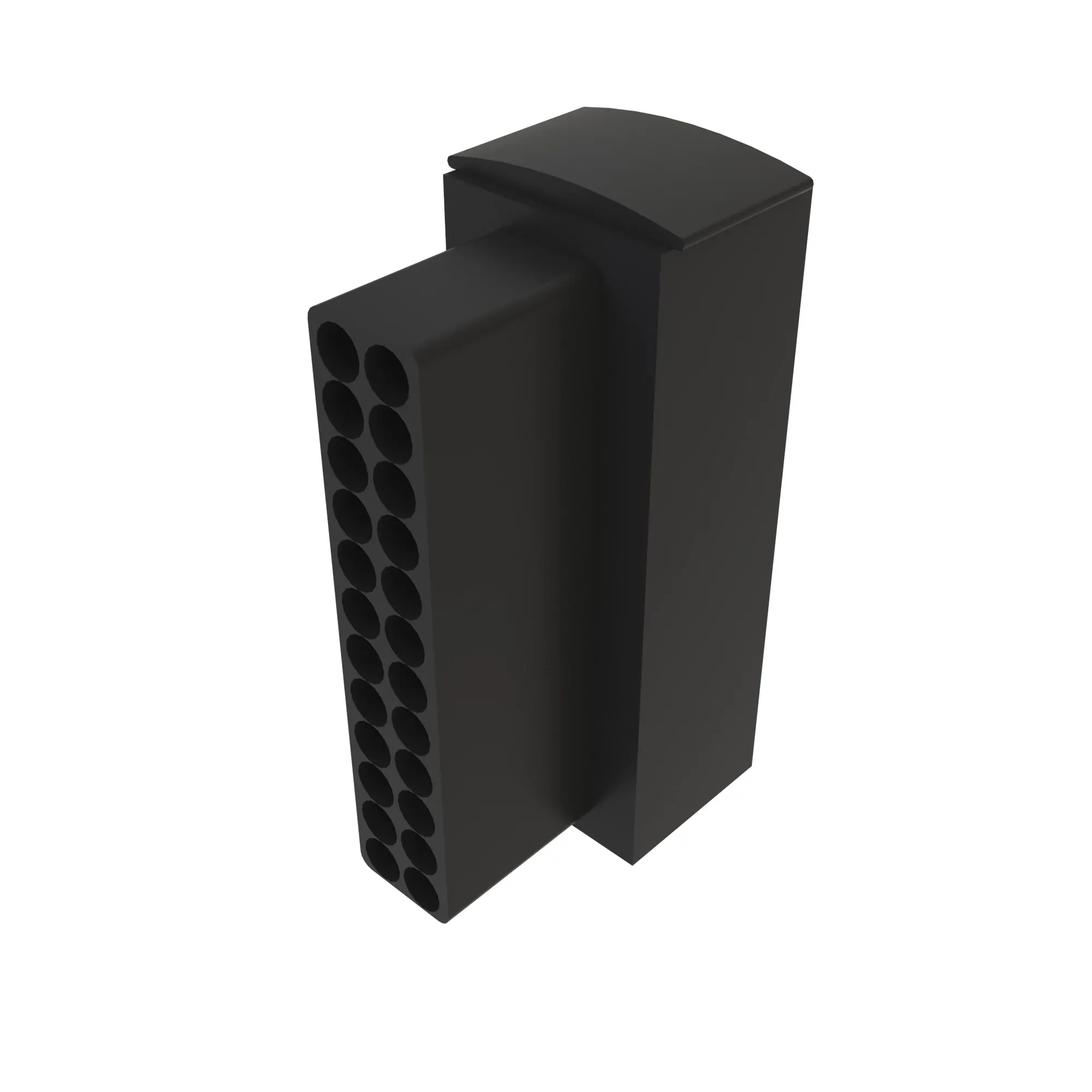 CONN TYCO JPT 24W FS BLK PLSTC