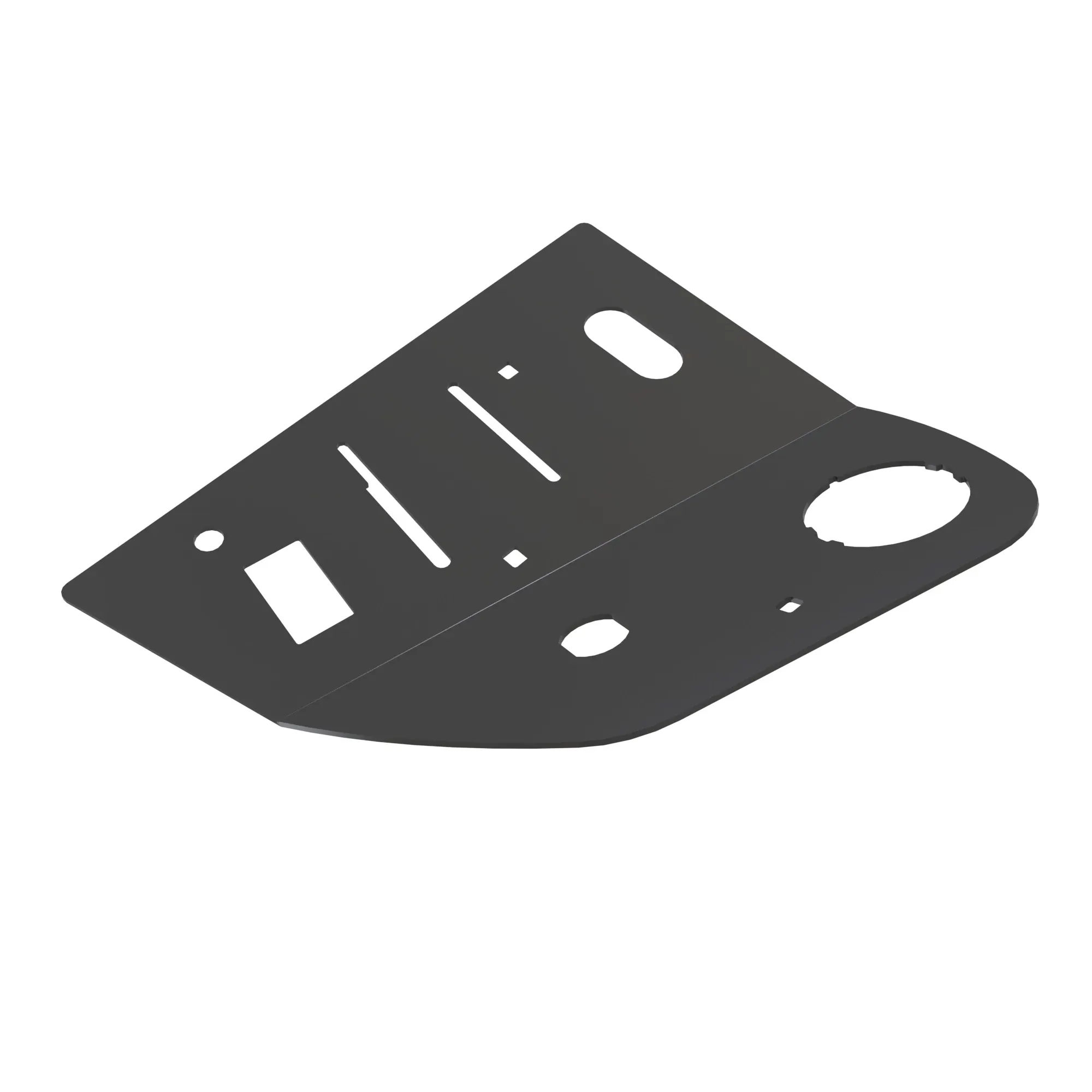 John Deere Console Plate, top - TCU22079