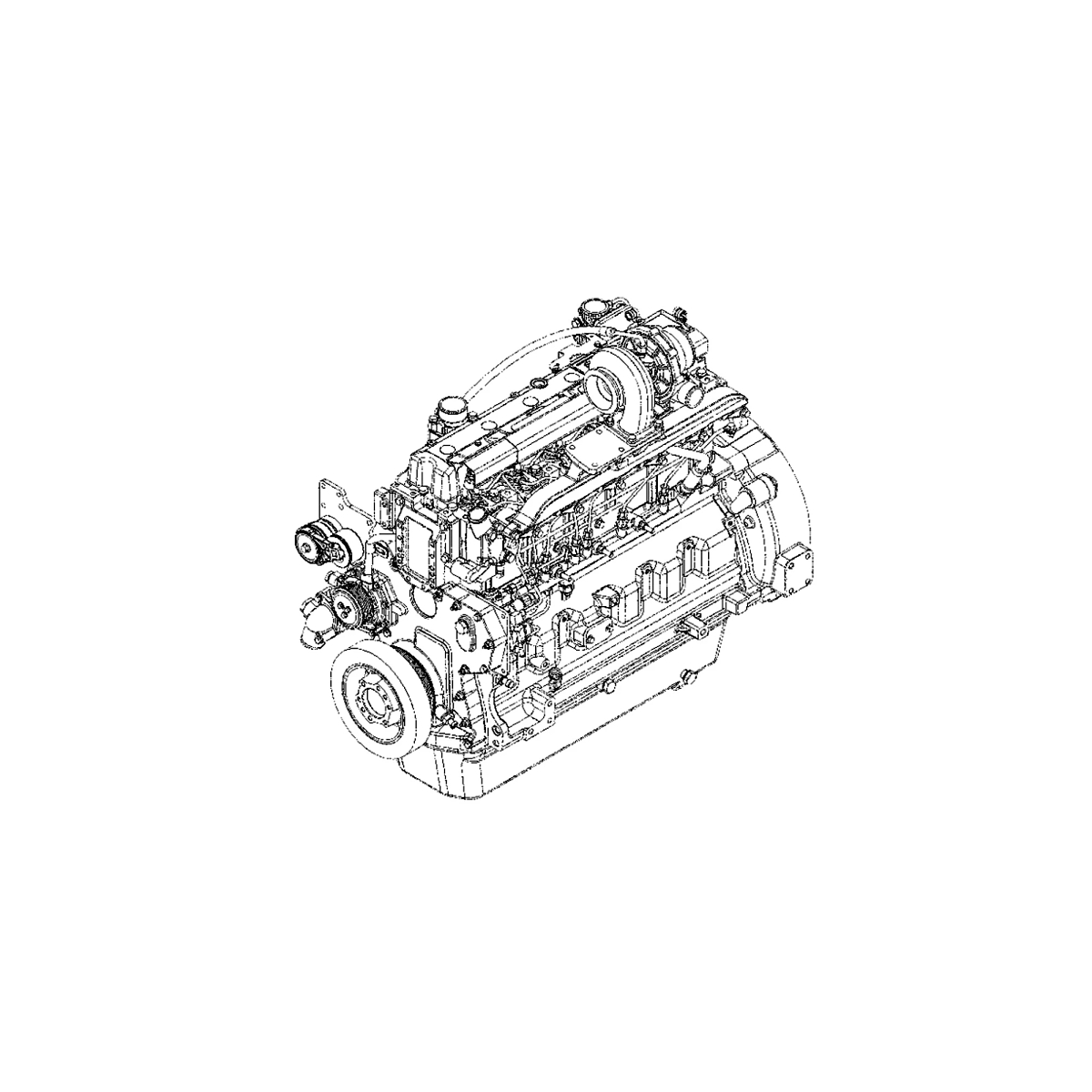 John Deere Reman REMAN Diesel Engine, 6.8 Liter, Tier 3 - SE502154