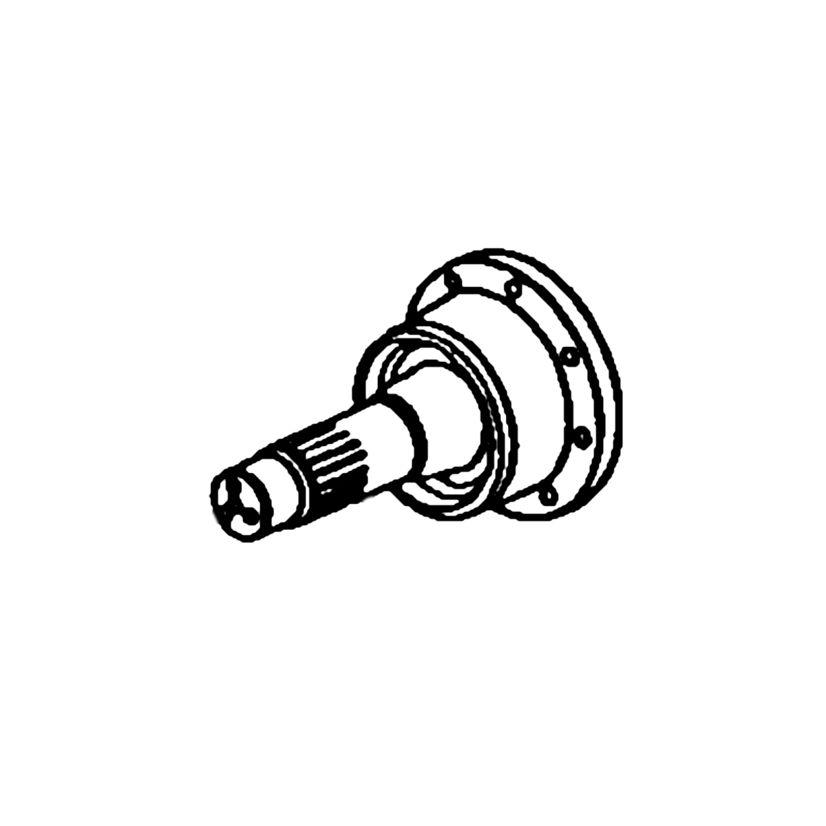 Axle, Flanged