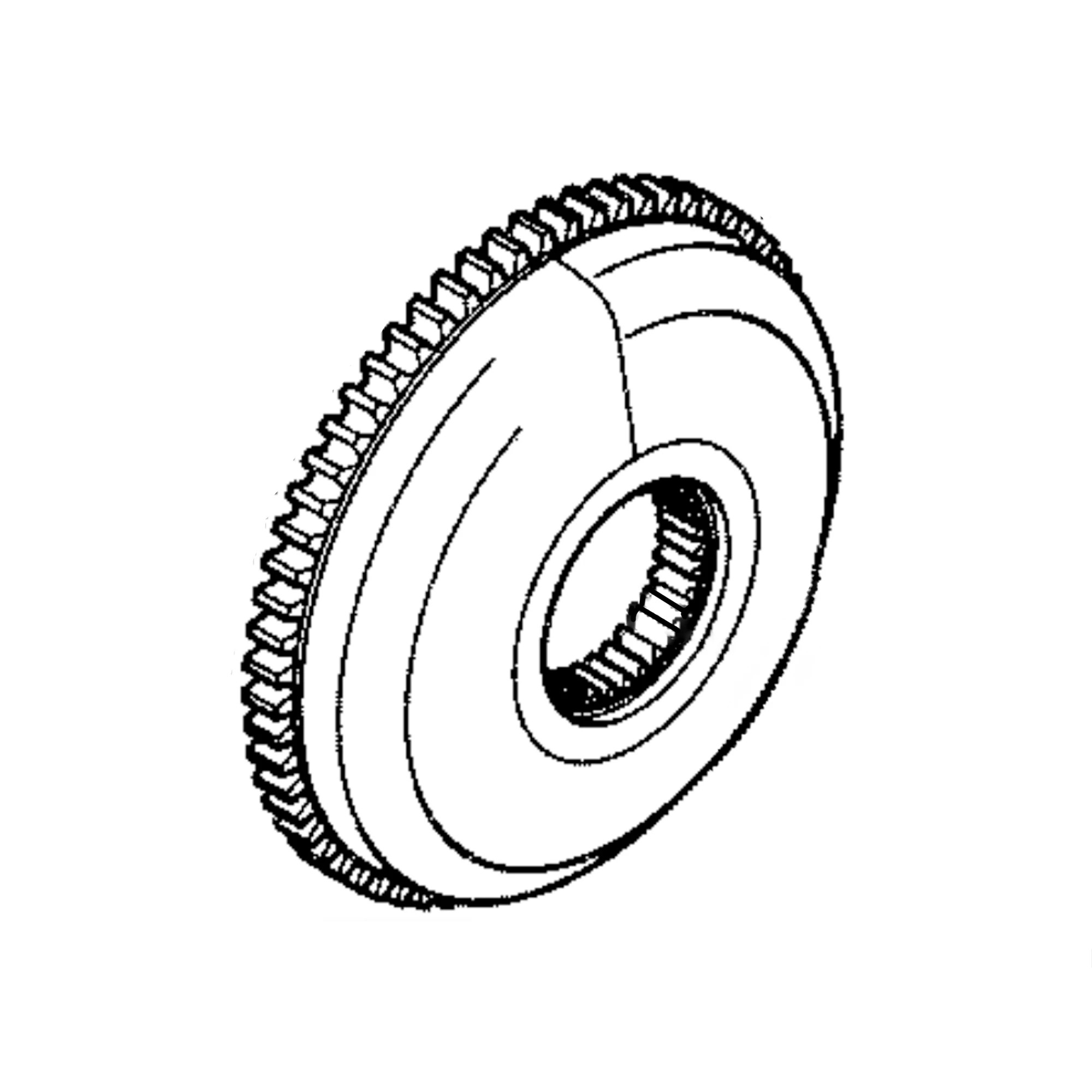 John Deere Wheel End Planetary Gear, 66 Teeth - F011084