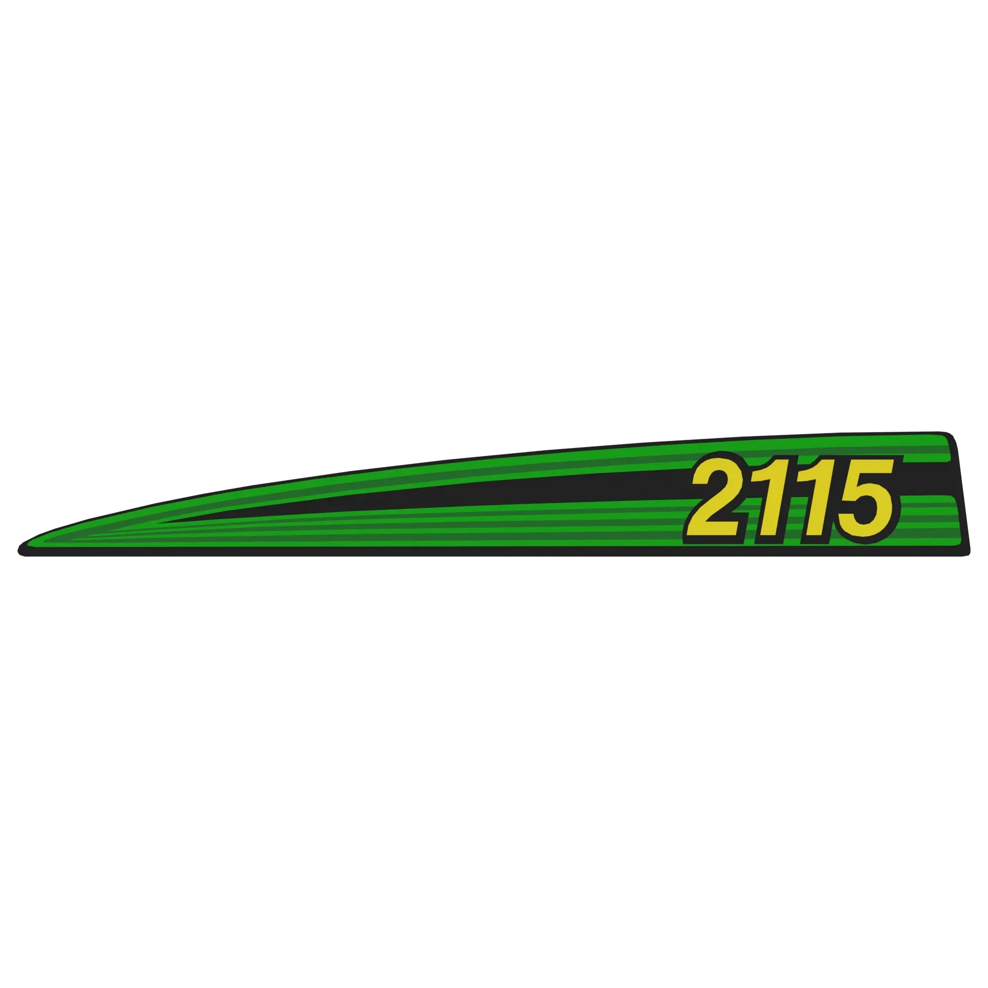 John Deere 2115 Identification Decals Plate - CQ69443