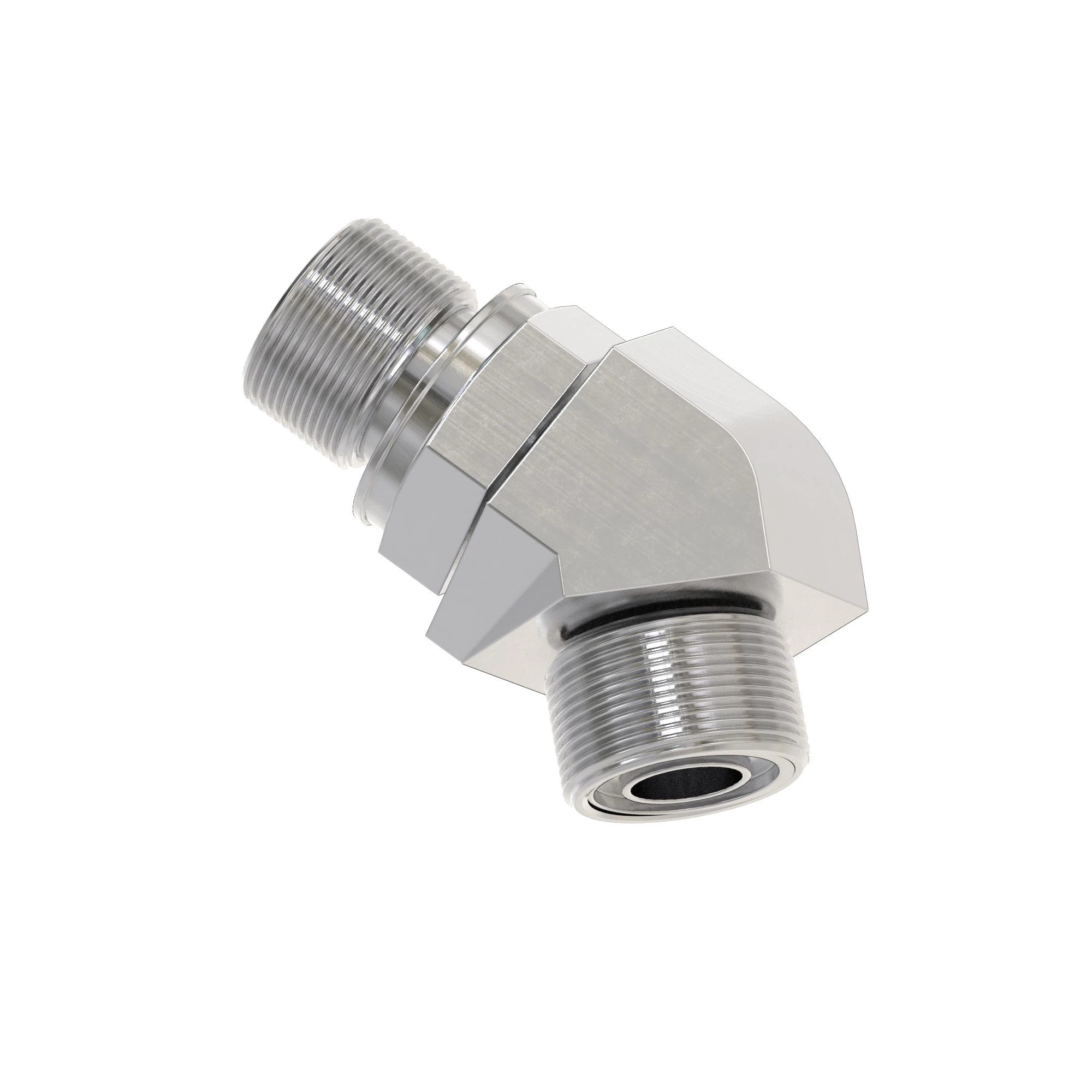 45 DEG ADJ STUD ELBOW (SDE45), ORFS