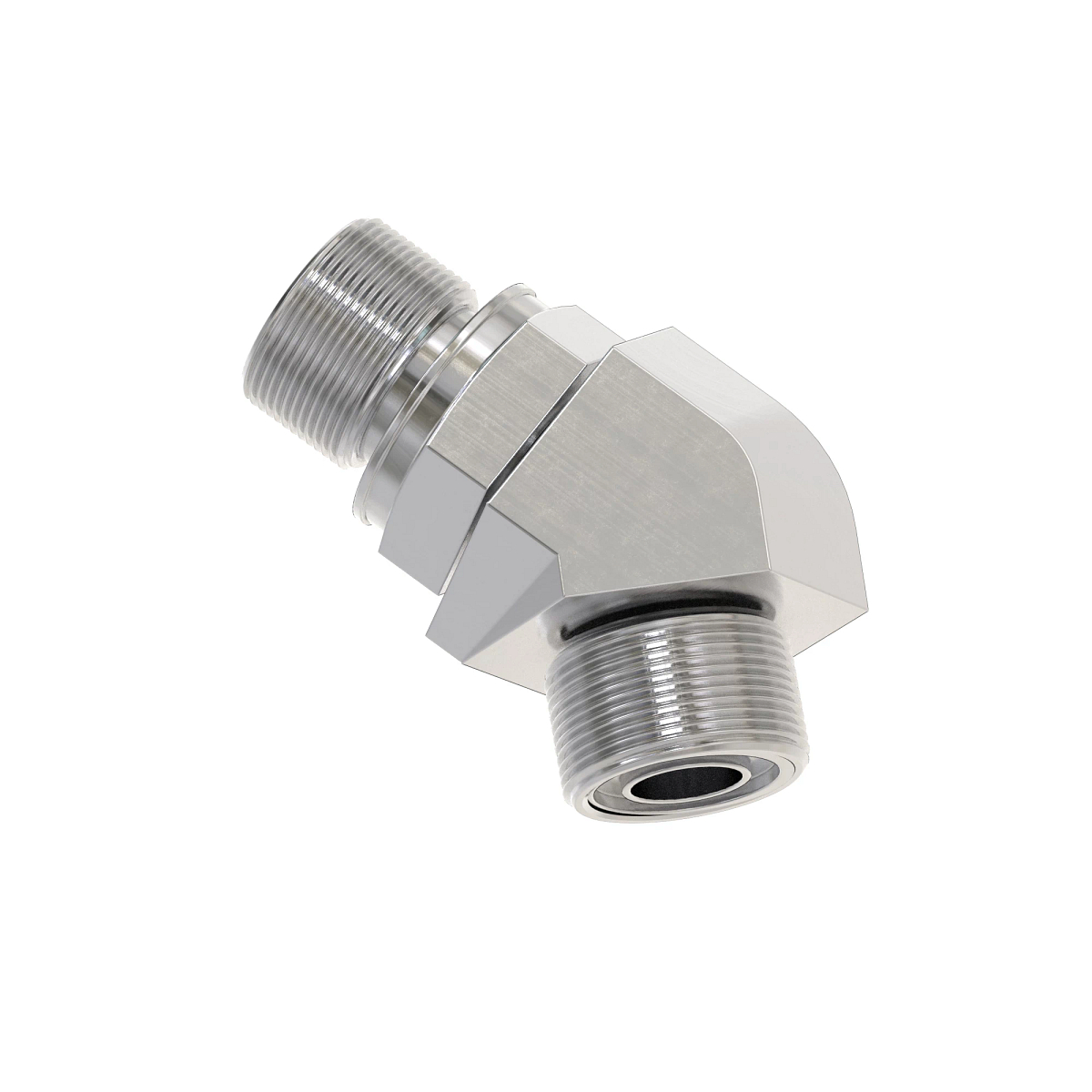 45 DEG ADJ STUD ELBOW (SDE45), ORFS