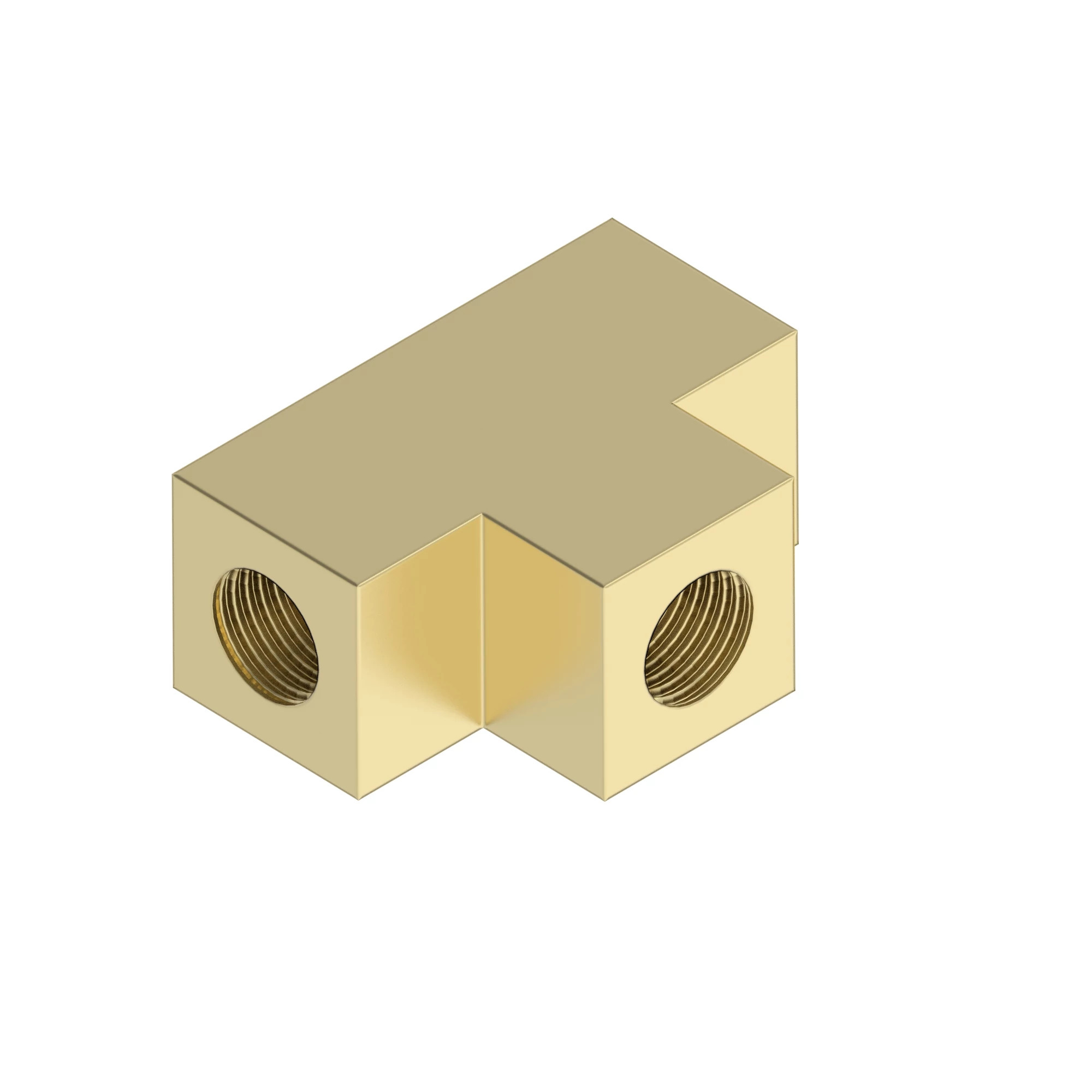 TEE FITTING, 1/4" FEMALE NPT TEE FI