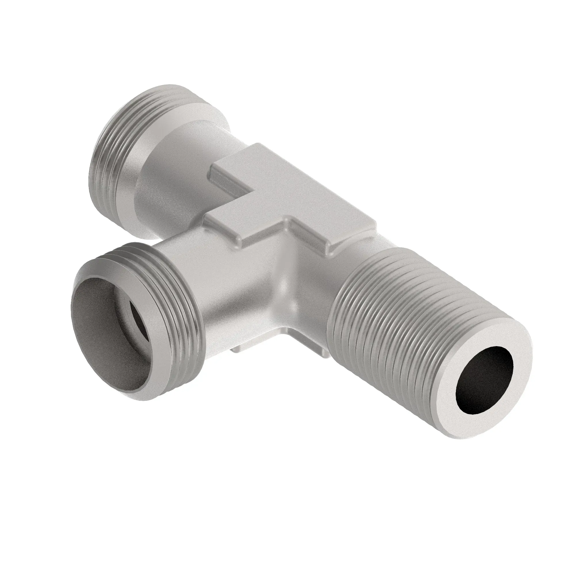 John Deere 24 Degree Cone Bulkhead Run Tee Fitting - L100261