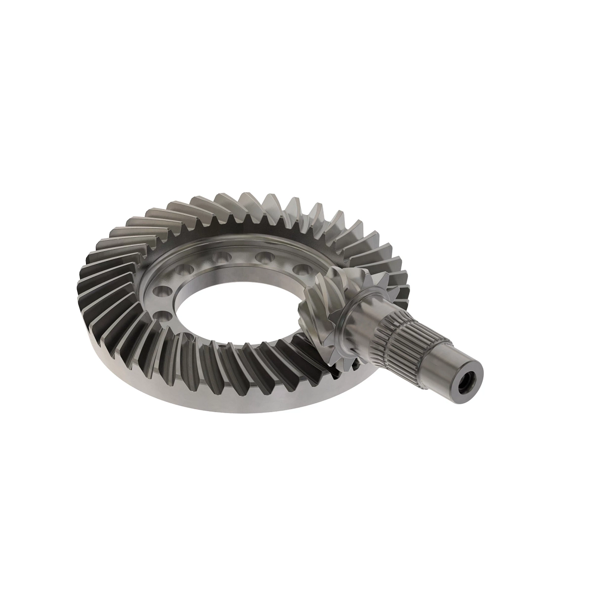 Bevel Gear, Diff Spiral W/Shaft LH