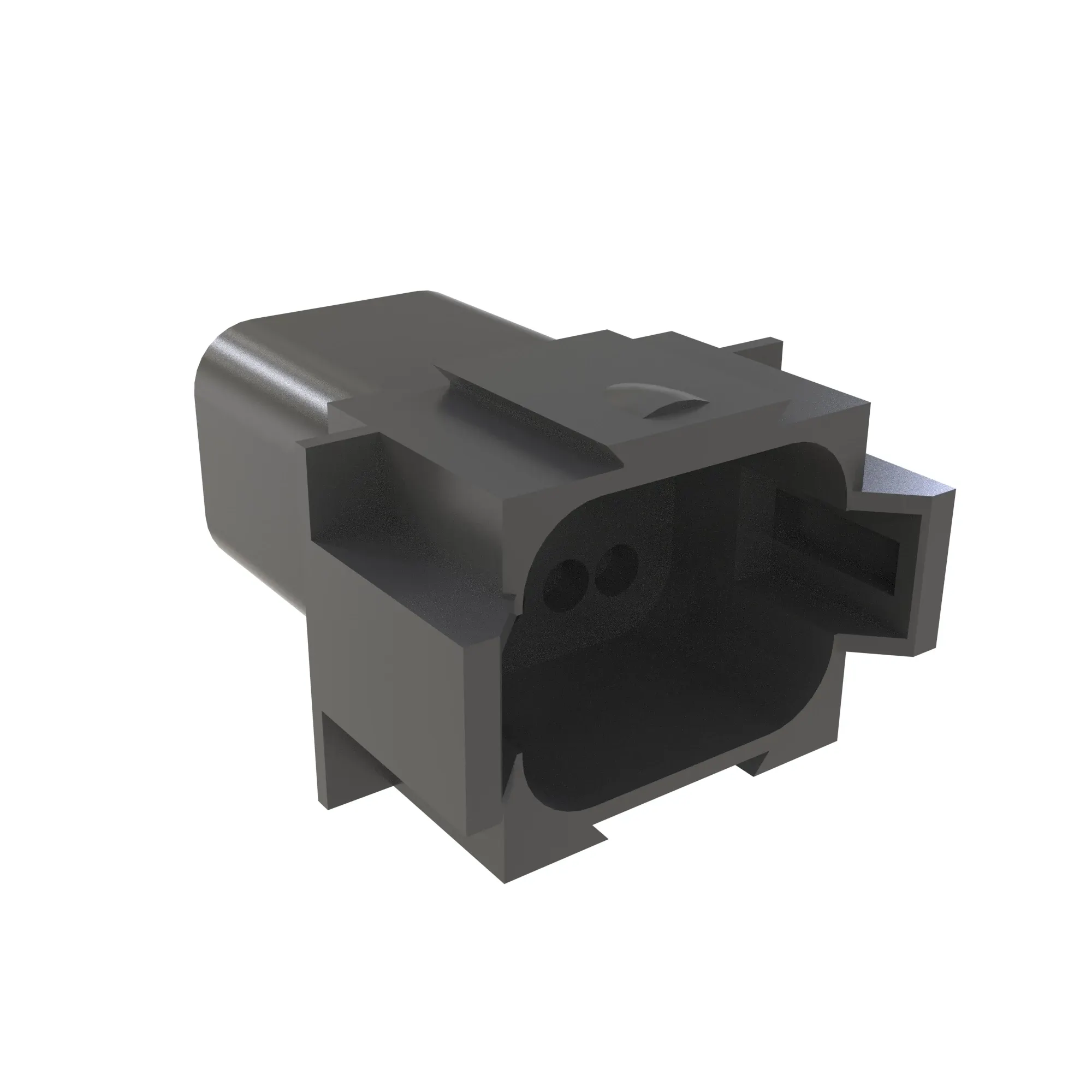 John Deere Black External Electrical Connector Housing - 57M10135