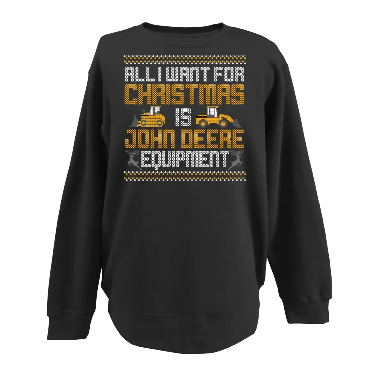 Holiday Ugly Sweater Crewneck - Construction