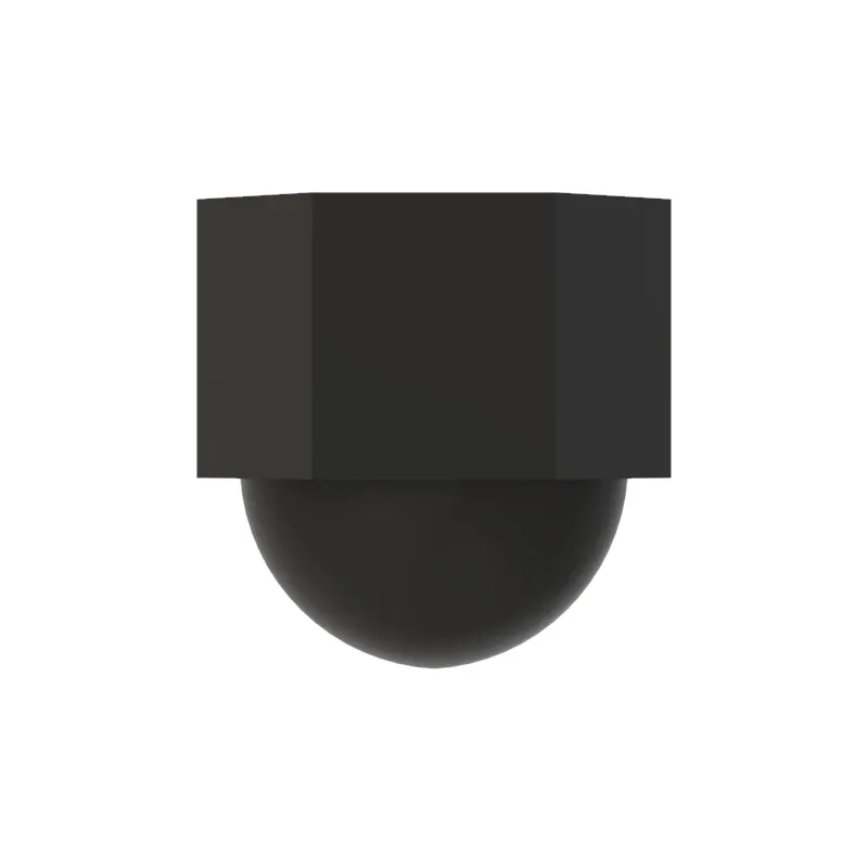 NUT, HEX, METRIC ACORN NYLON, Nut