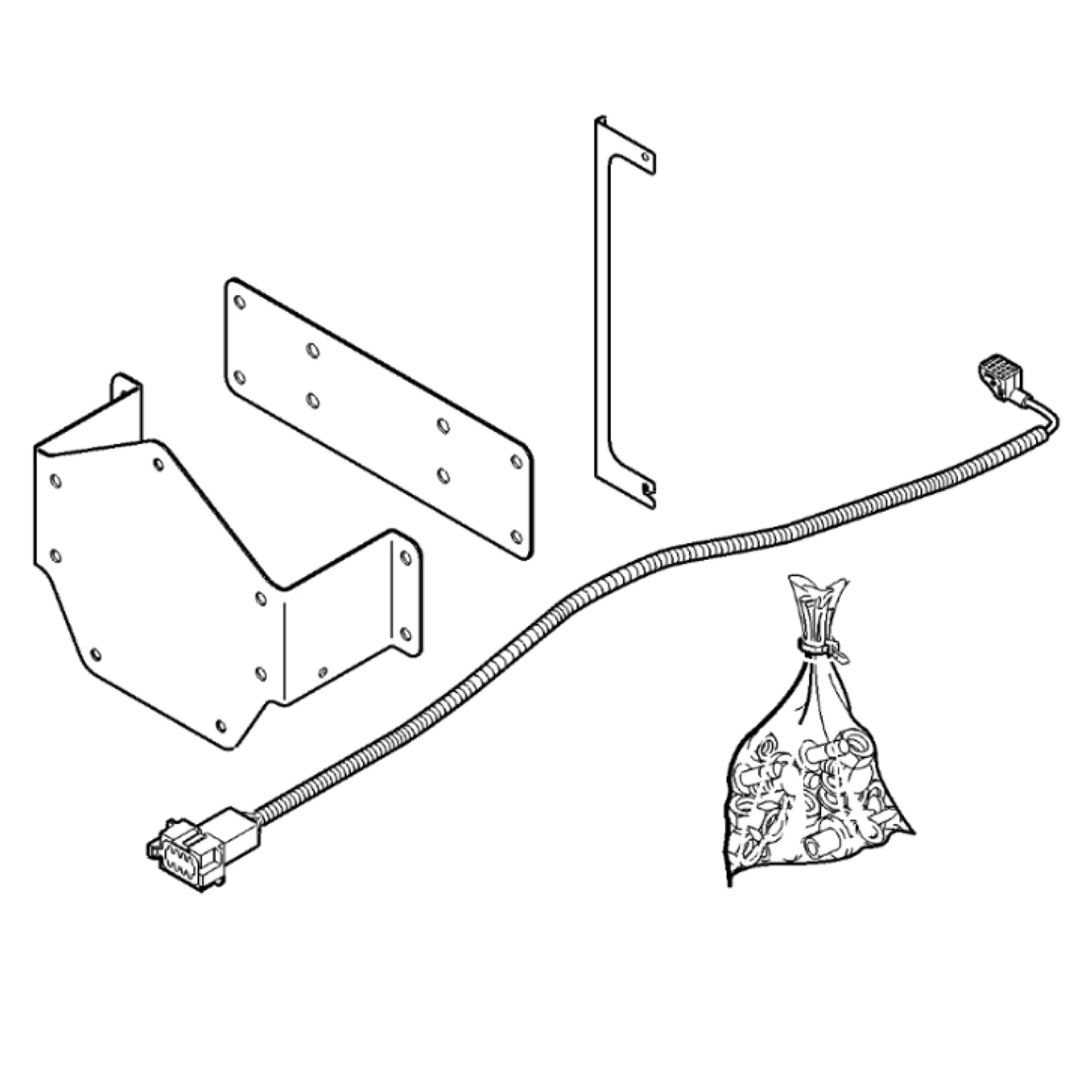 John Deere JDLink™ Installation Hardware Kit for Self-Propelled Forage Harvester (SPFH) - BPF10129