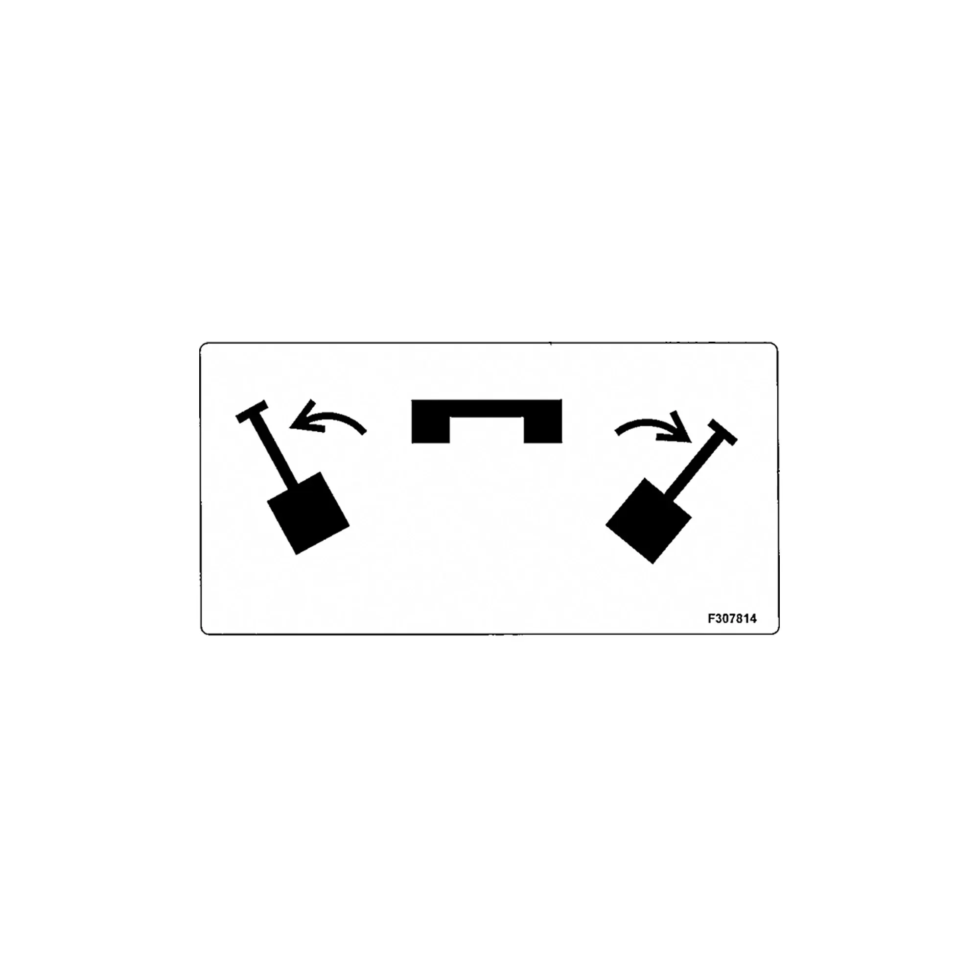 John Deere Label - F307814