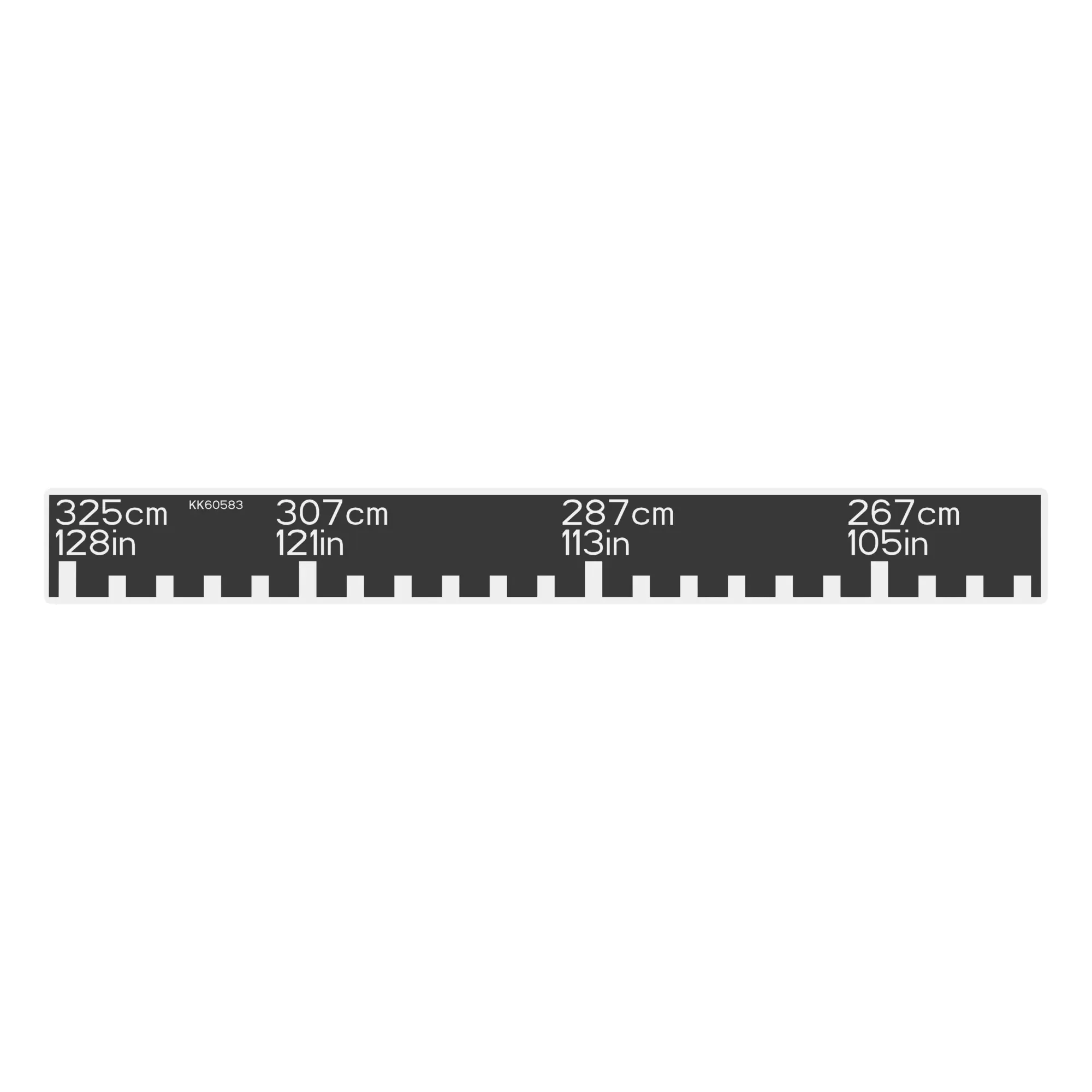 John Deere Tread Adjust Indicator Label - KK60583
