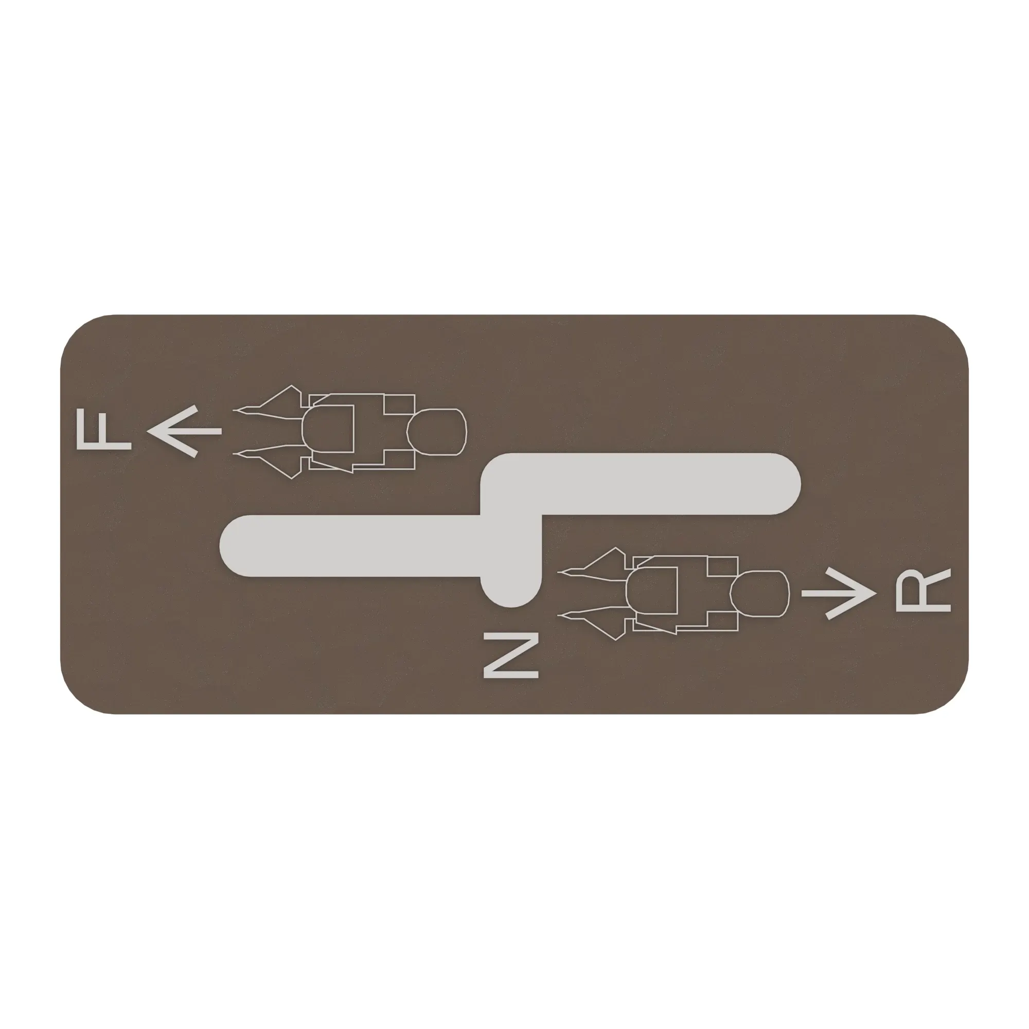 John Deere Hydro Direction Cobra Label - HXE77093