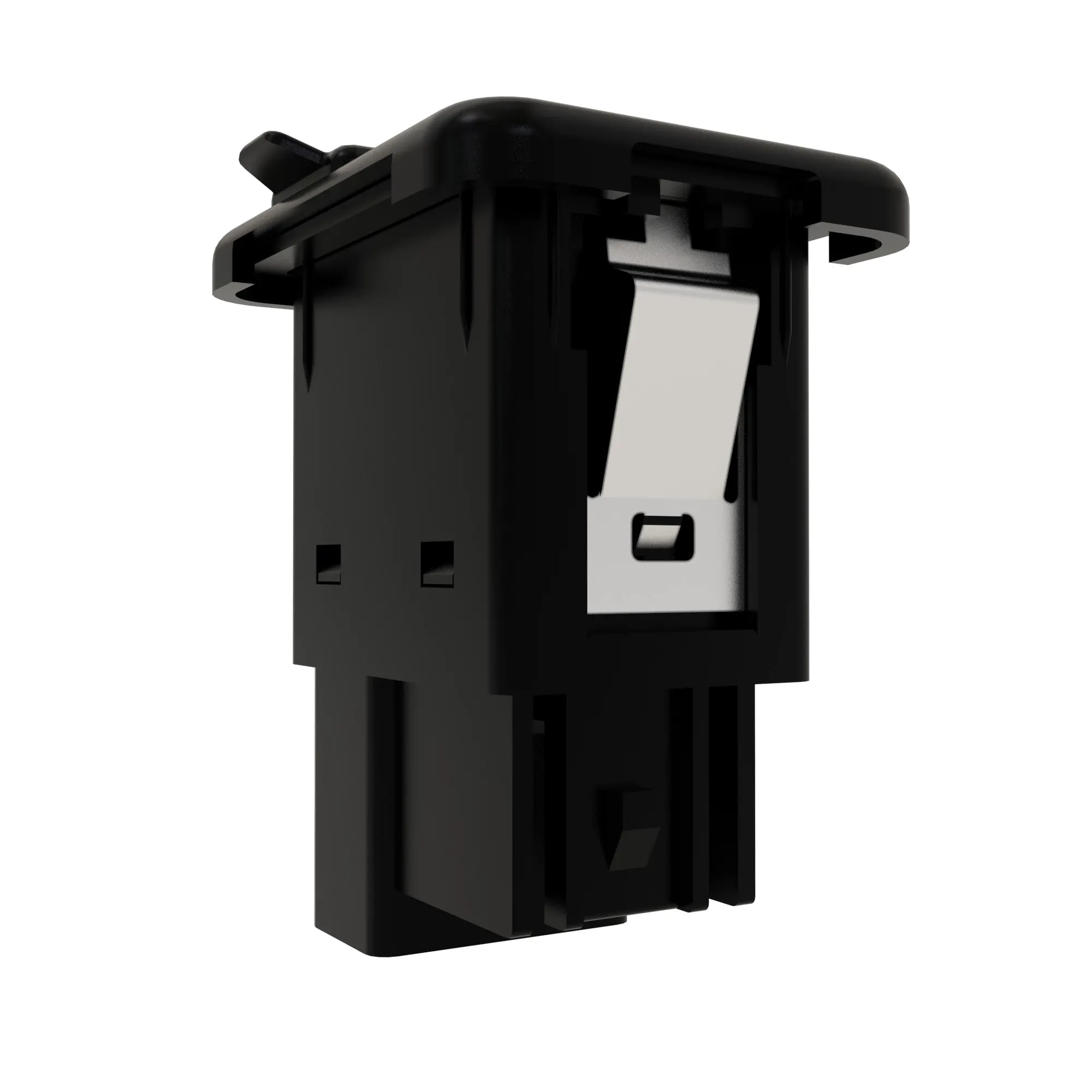 AXE11060: Black External Electrical Connector Assembly, 5 Cavities ...
