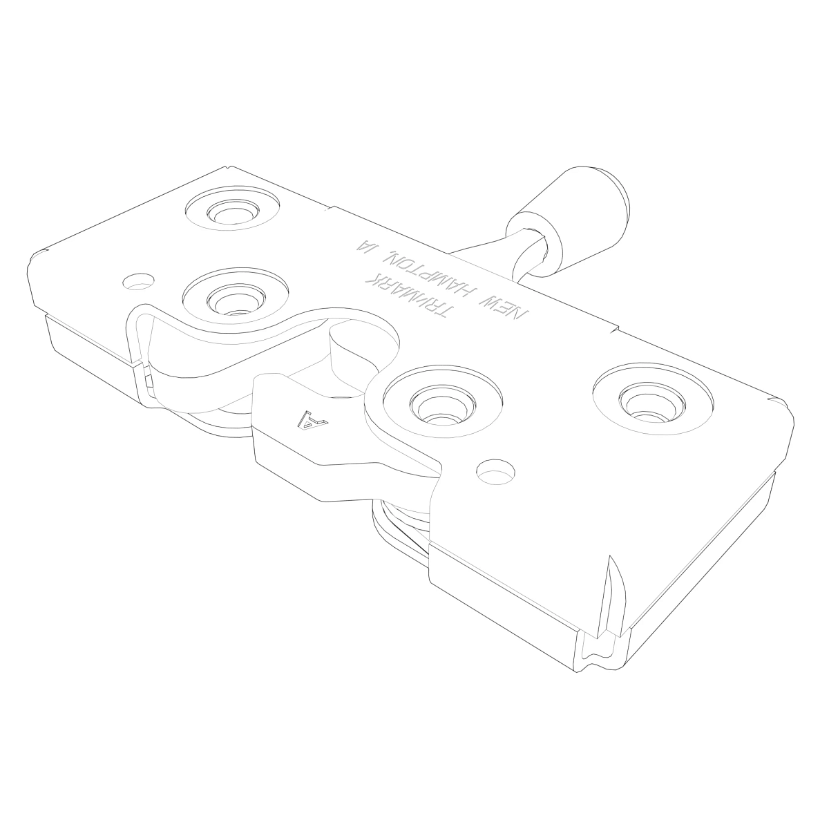 Latch, Rear