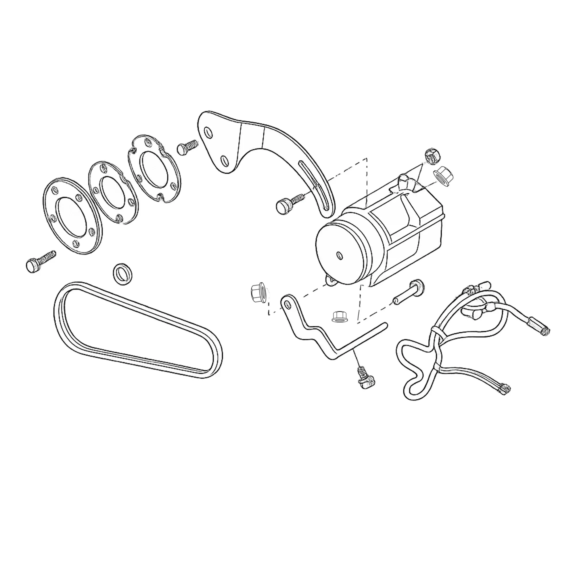 John Deere Alternator Kit, High Capacity - BM23585