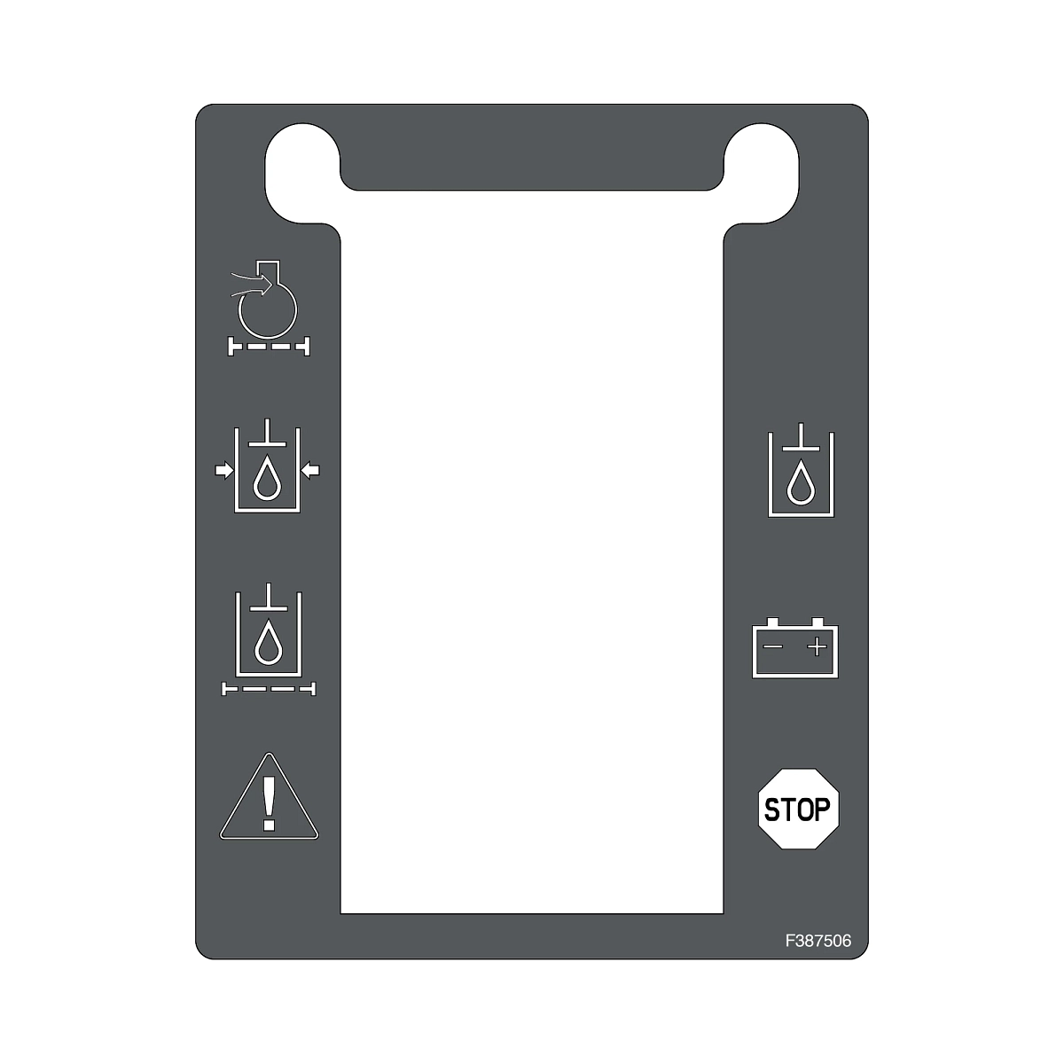Decal, Indicator Lights, Gage Panel