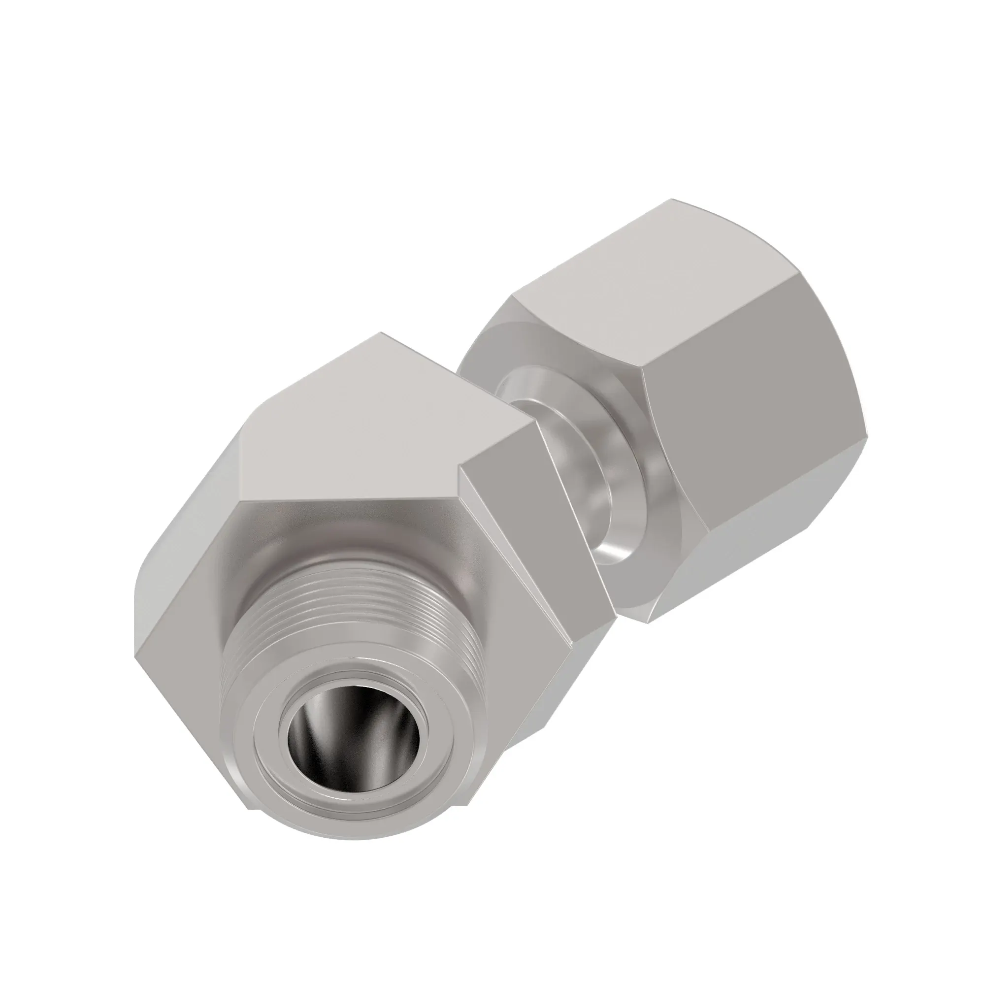 45 DEG SWIVEL ELBOW, ORFS (SWE45)