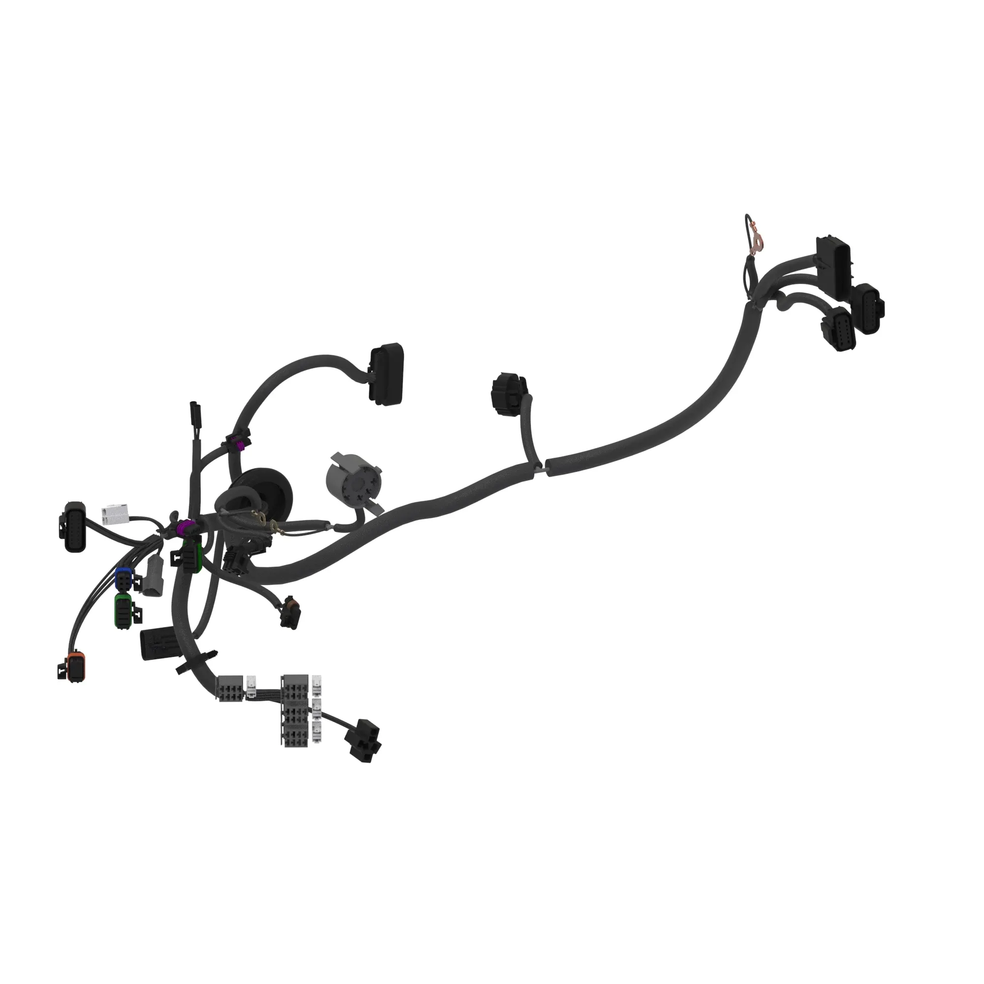 John Deere Front Control Wet Clutch Cab Wiring Harness - SJ32027