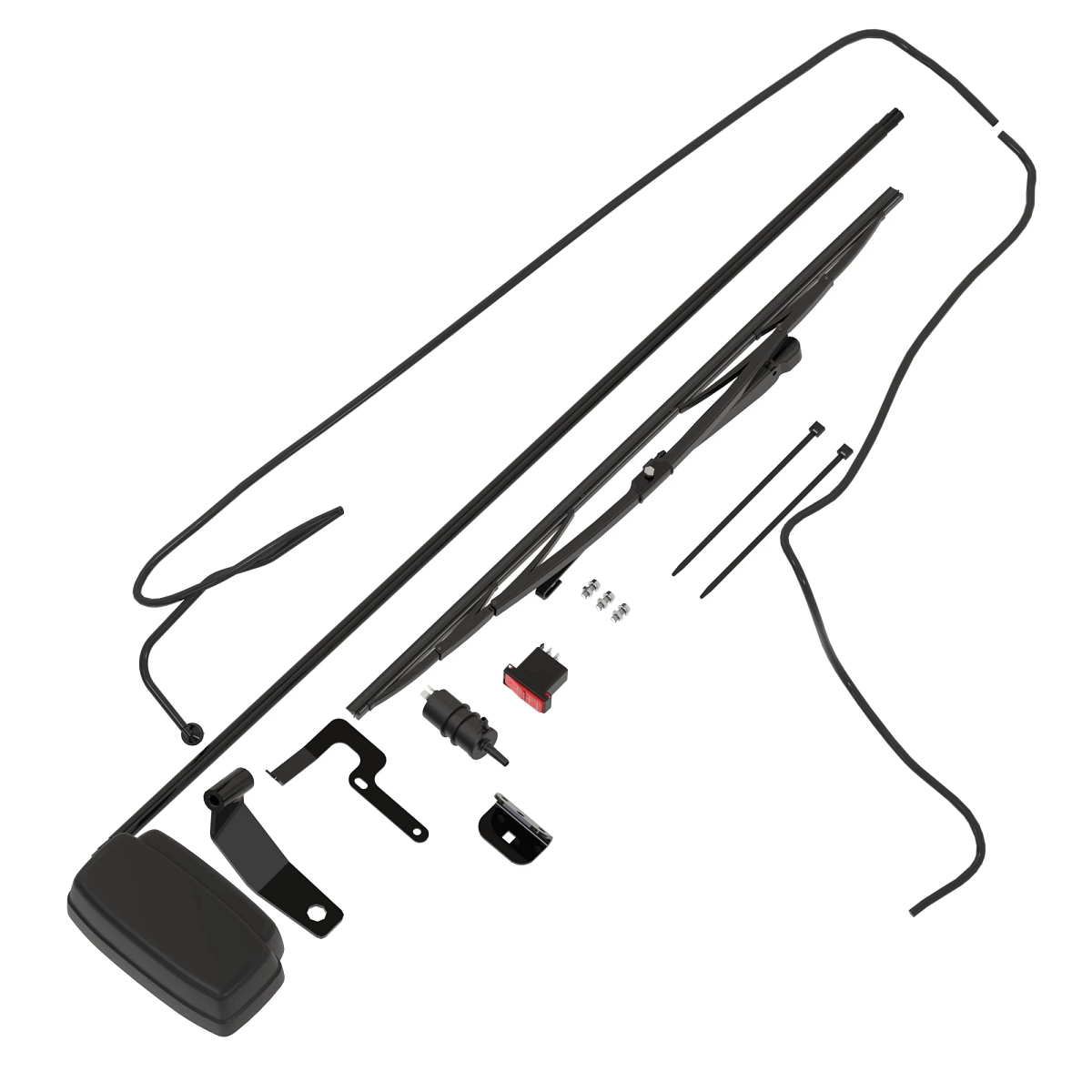 Windshield Wiper Kit, RH Window, Ft