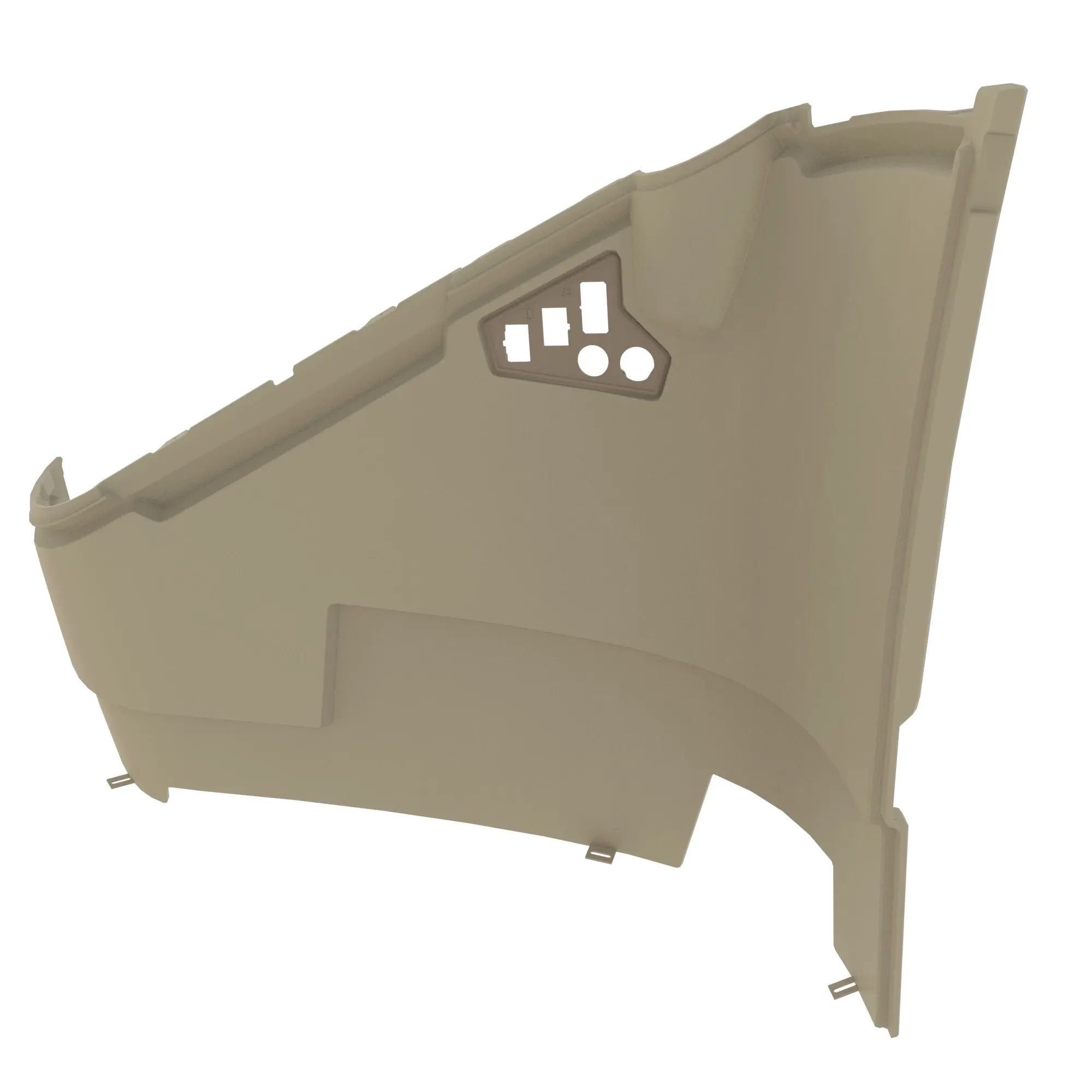 John Deere Right Side Lower Acoustical Upholstery - AXE64216
