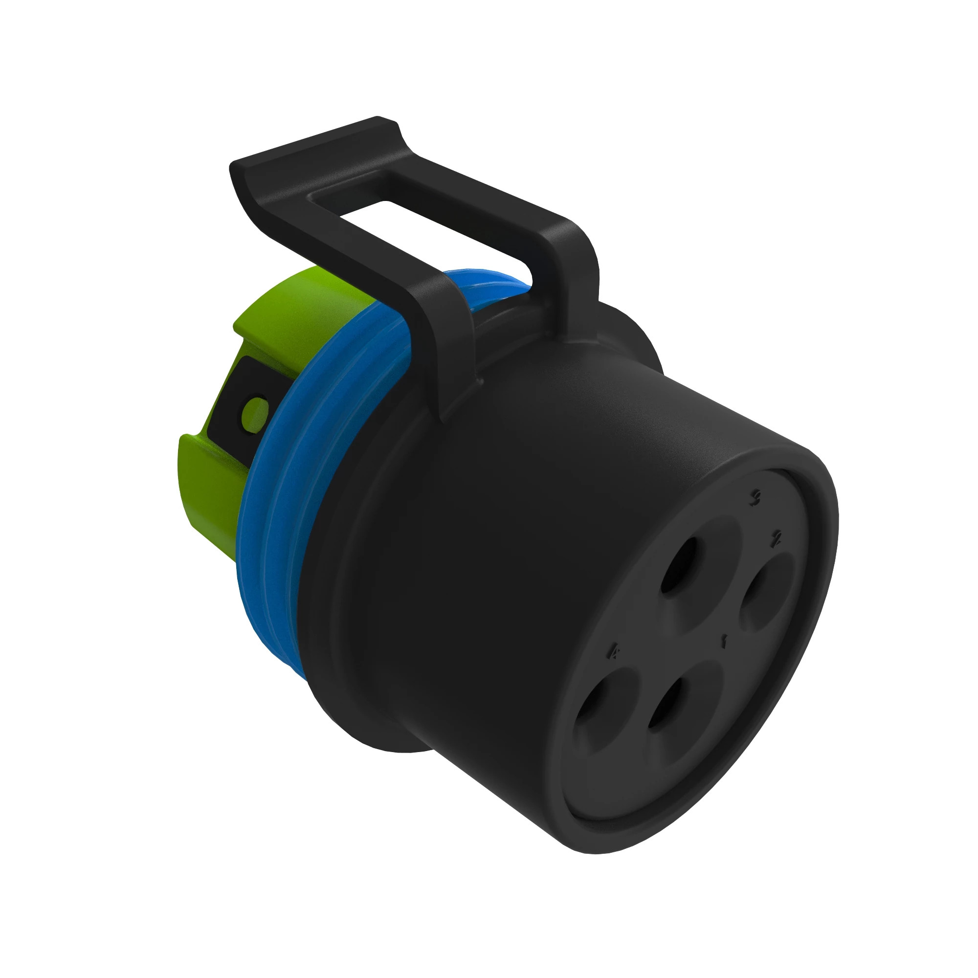 John Deere External Electrical Connector Assembly, 4 Cavities - RE210023