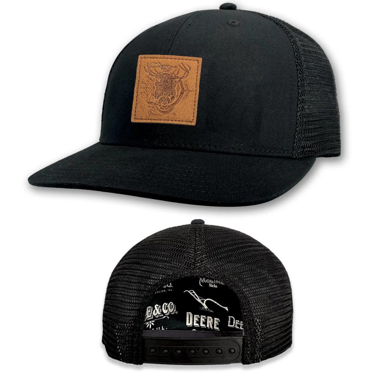 Deere & Co. Logo Faux Suede Patch Hat | Vintage Collection 