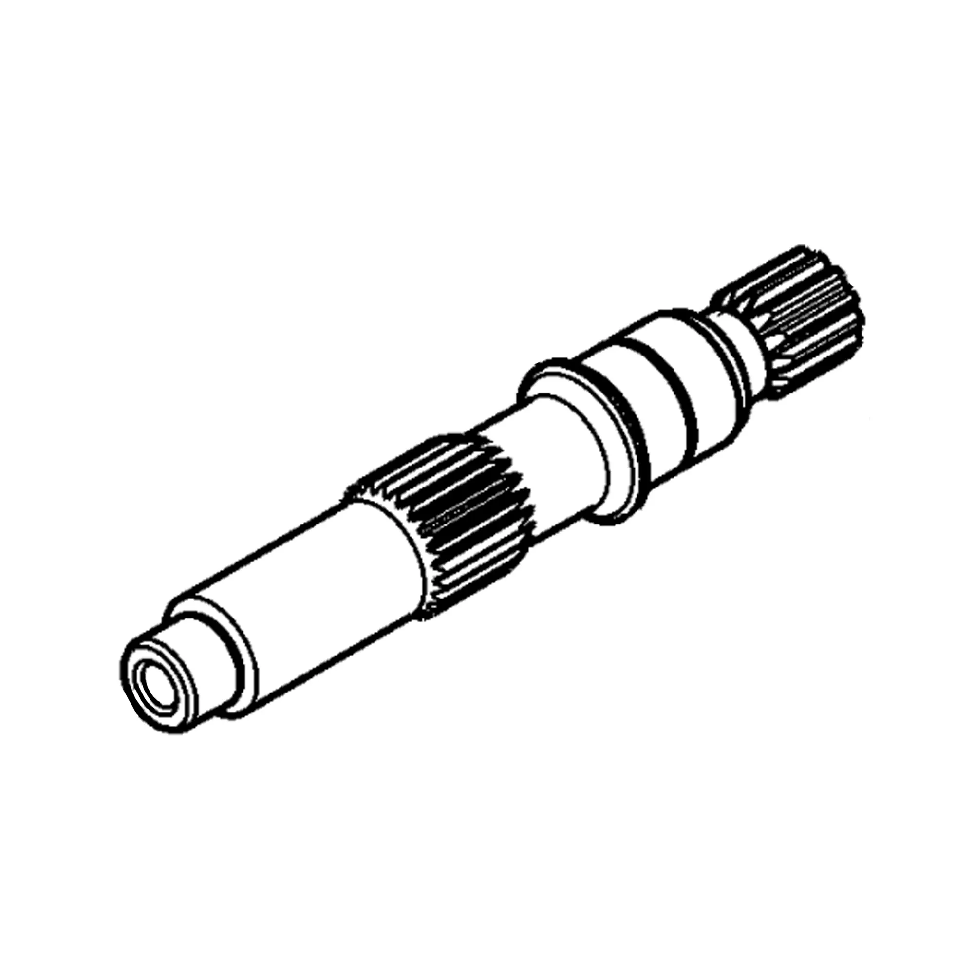 John Deere Main Hydraulic Pump Shaft - T188698