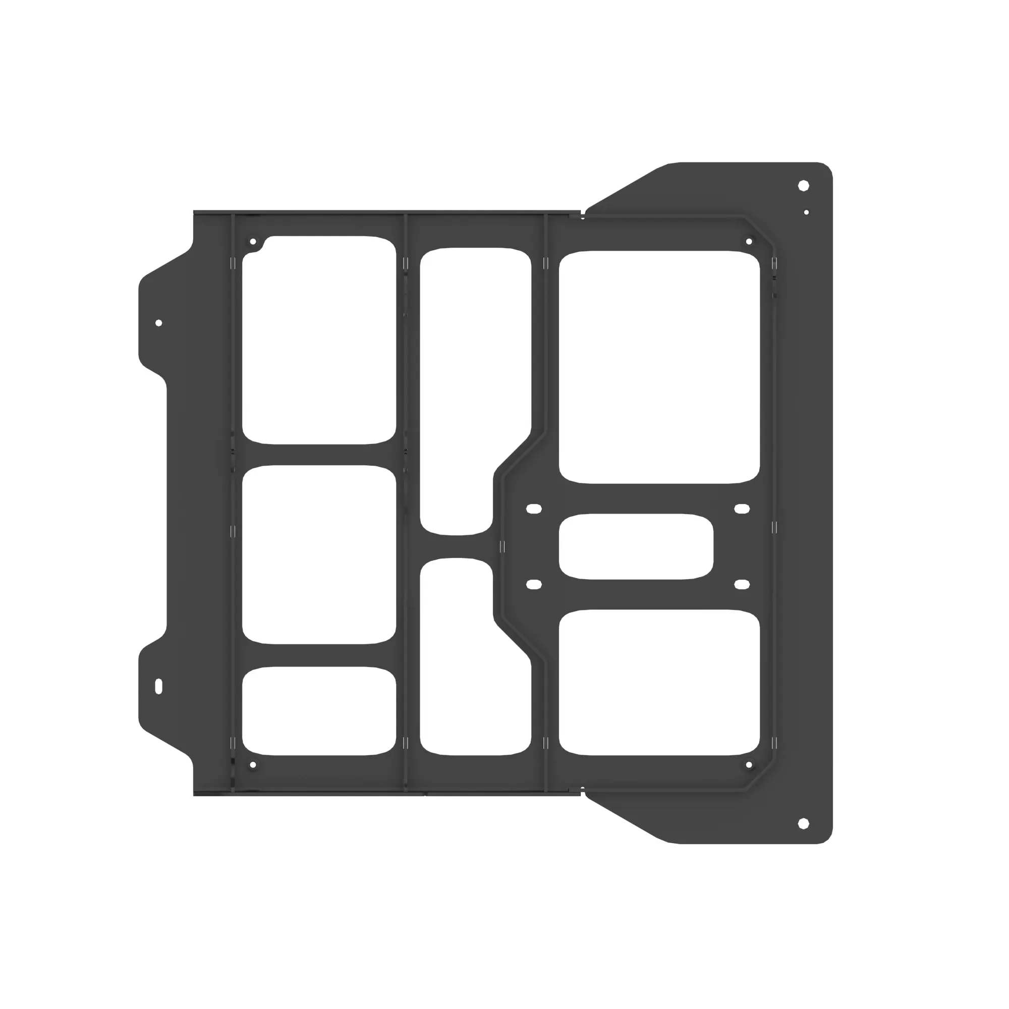 BRACKET, BRACKET, MUFFLER, ROW