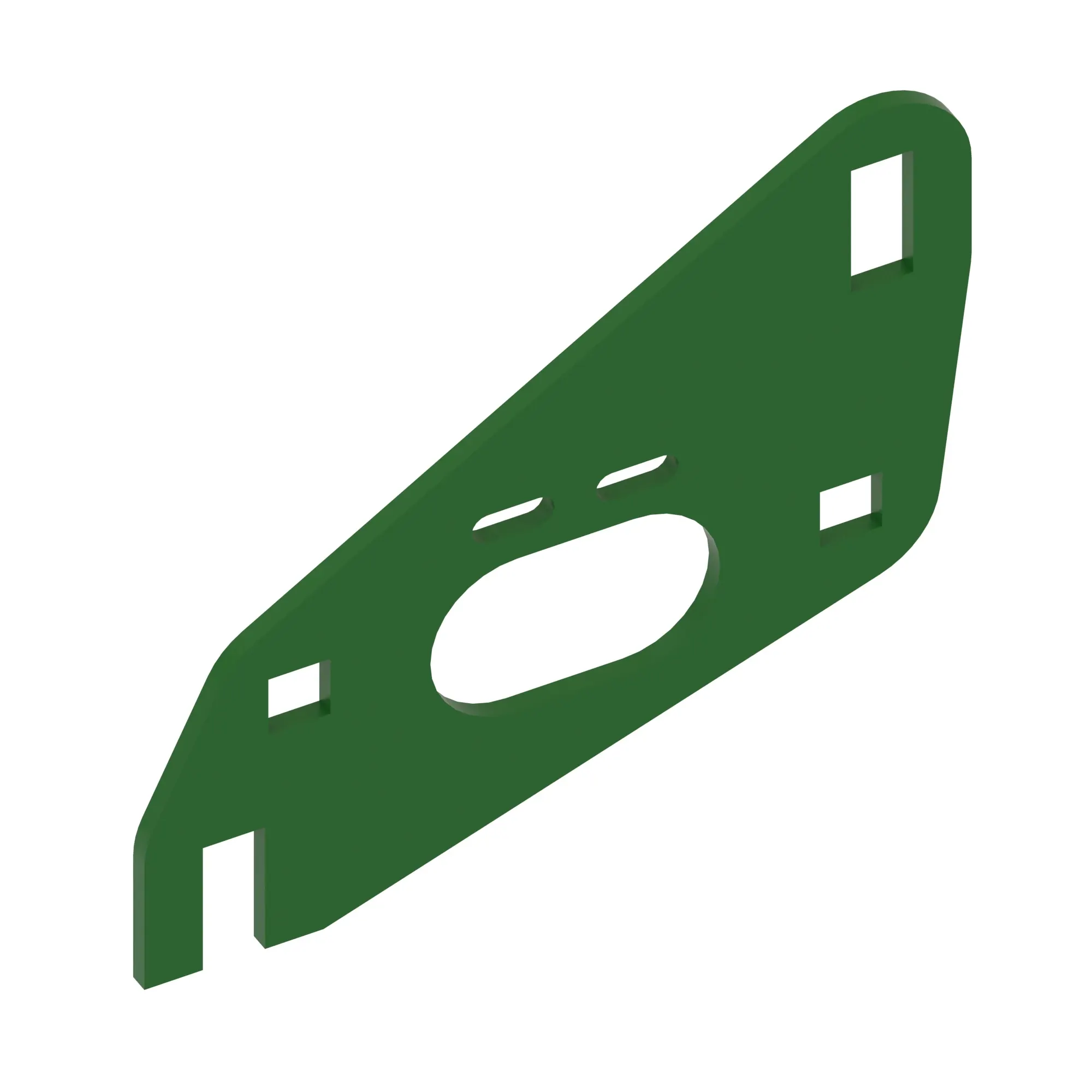 John Deere Adjustable Latch Mount Plate - H234151